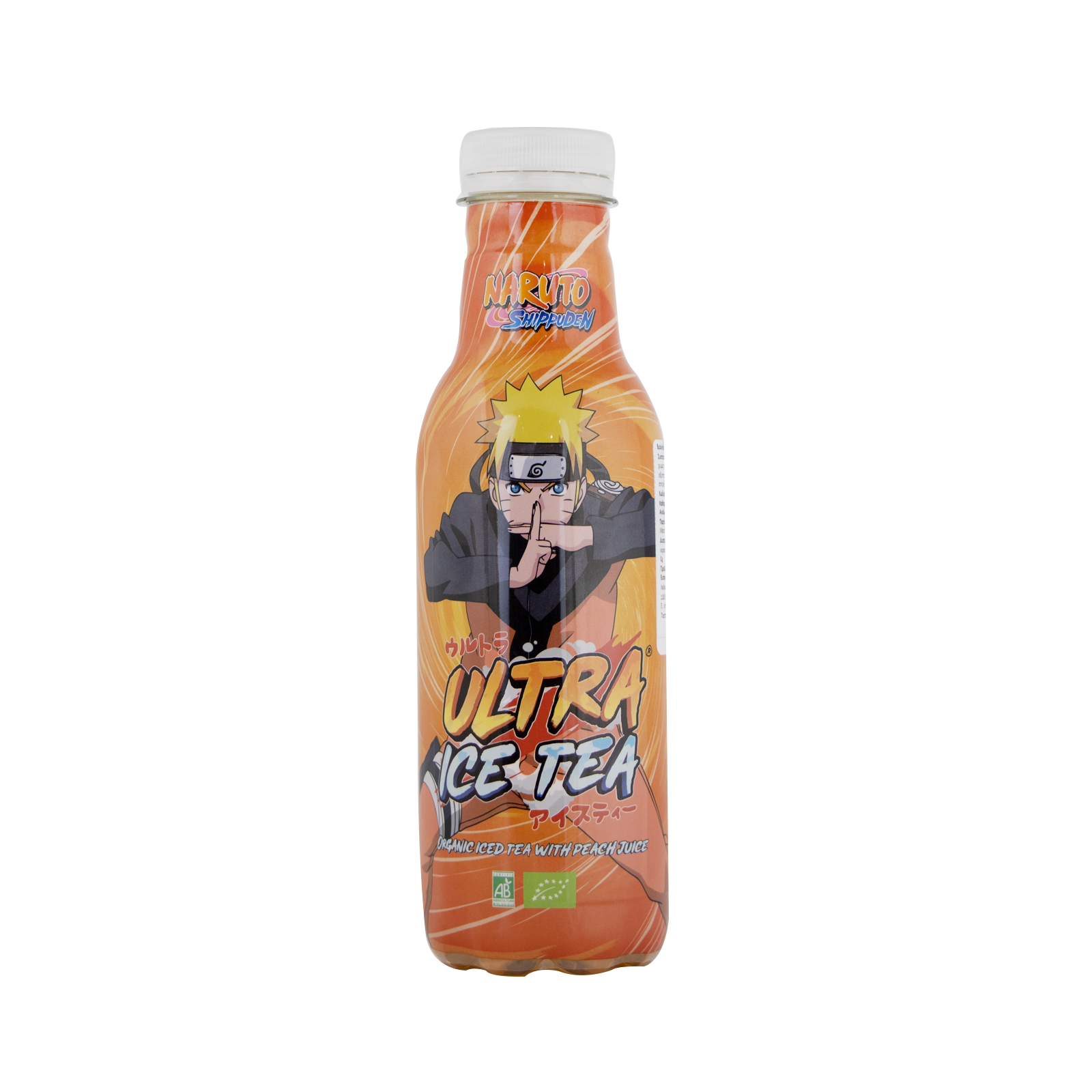 Ultra Ice Tea Naruto, Organic, Tea/peach  500ml