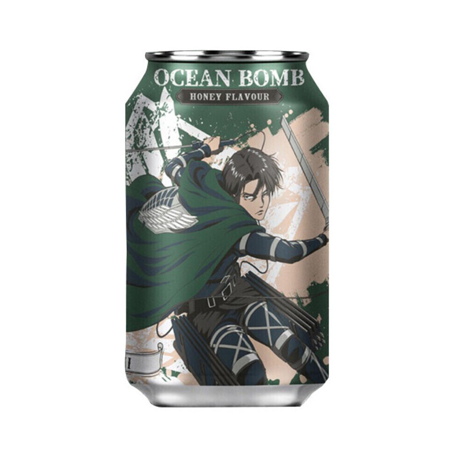 Attack On Titan Levi Sparkling Drink Honey Flavor  330ml