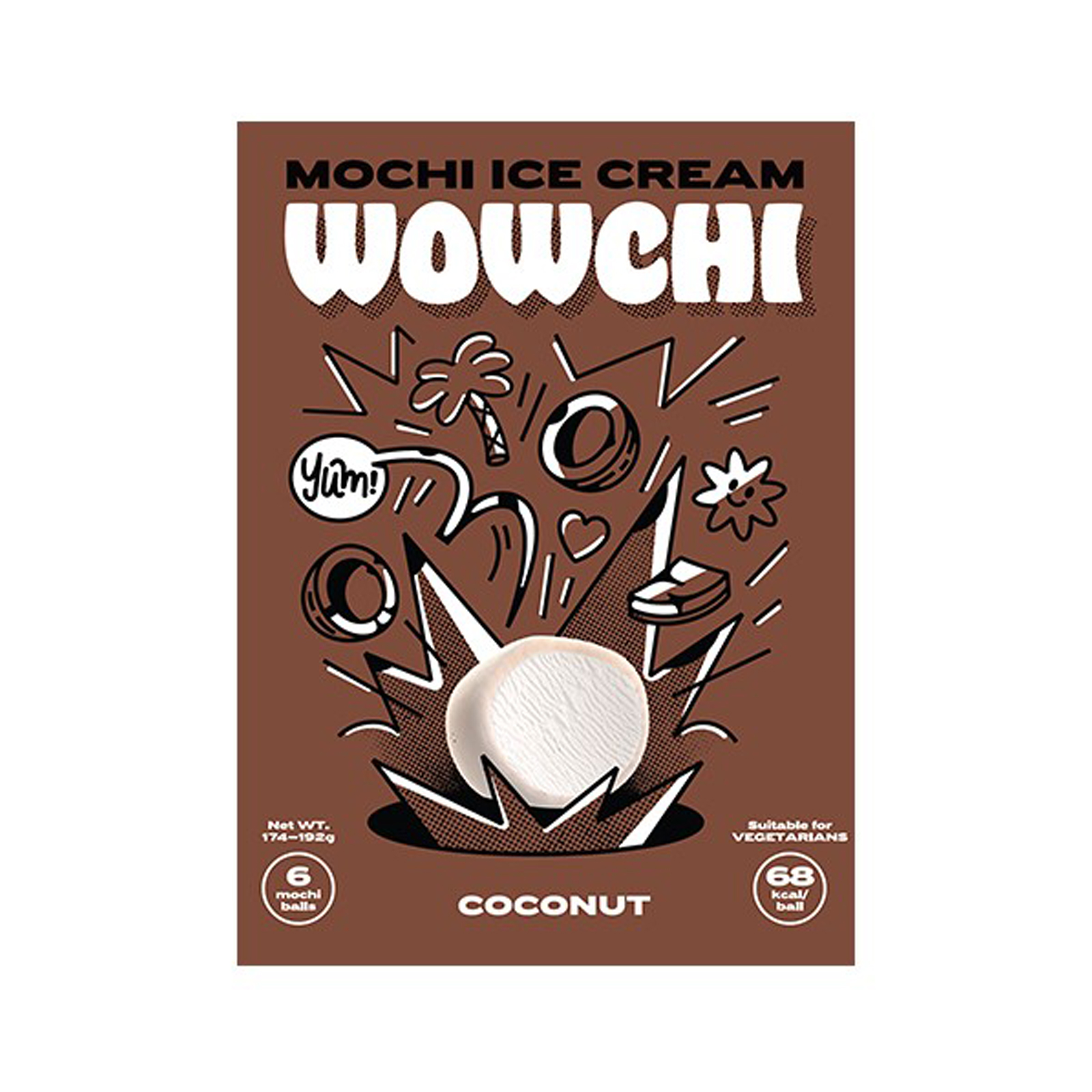 Mochi Ice Cream Coconut   174gr