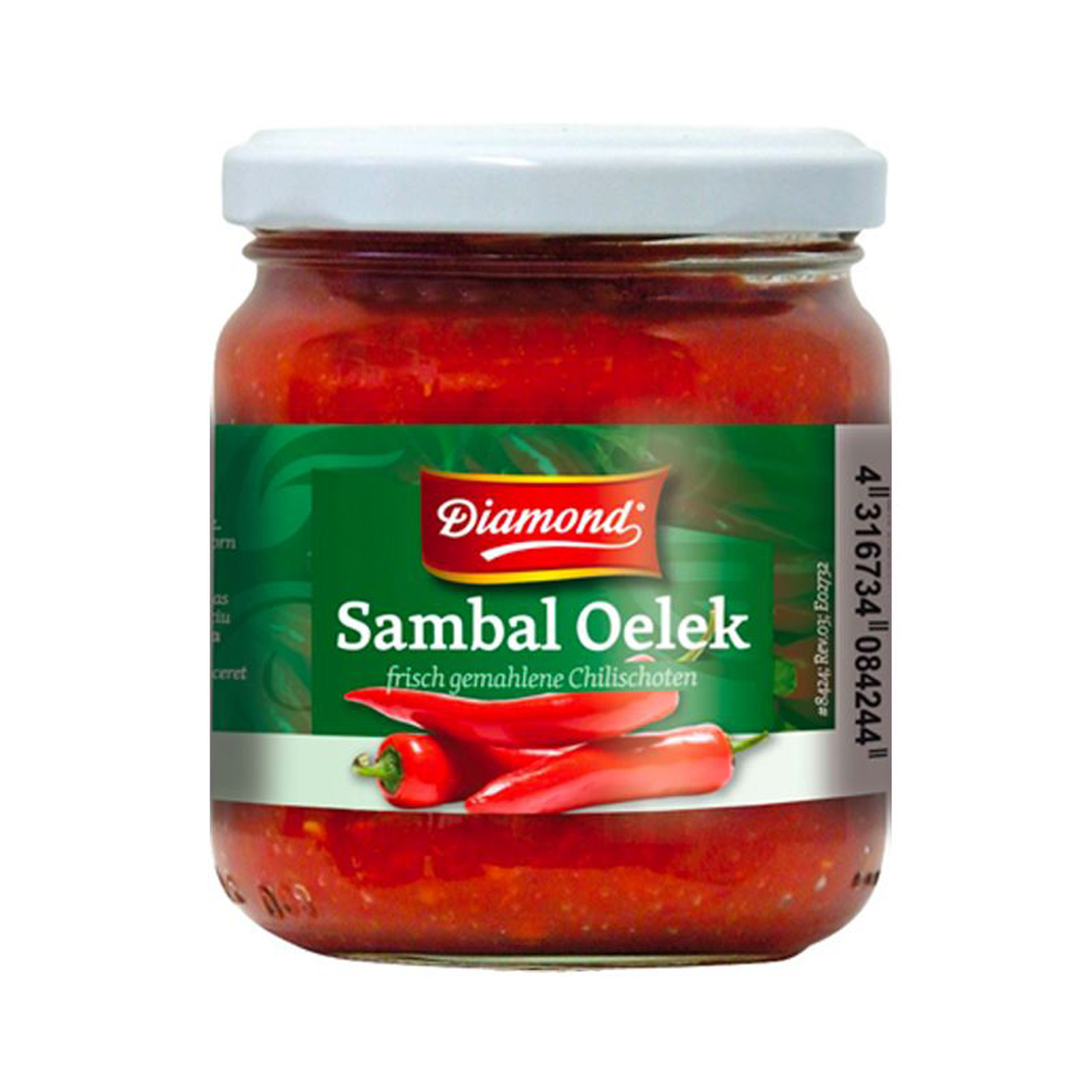 Sambal Oelek Very Hot Paste   200gr