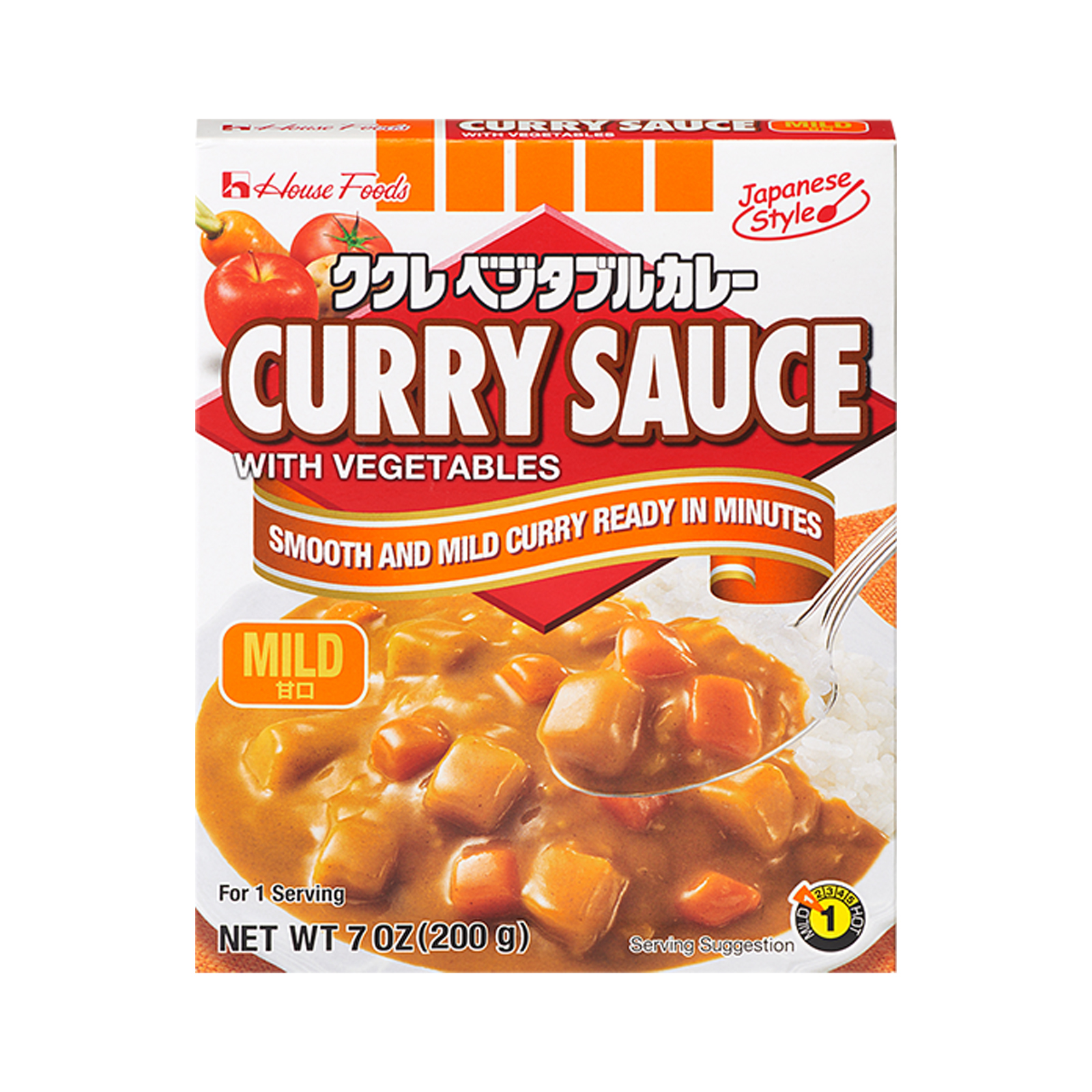 Curry Mild Sauce With Vegetables  200gr