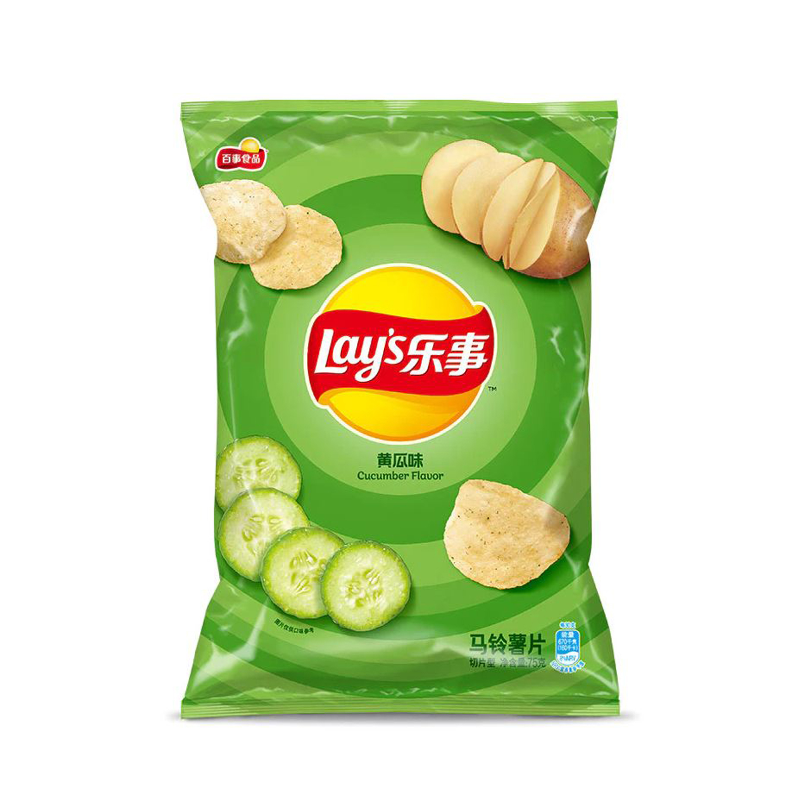 Potato Chips Cucumber Flavor  70gr