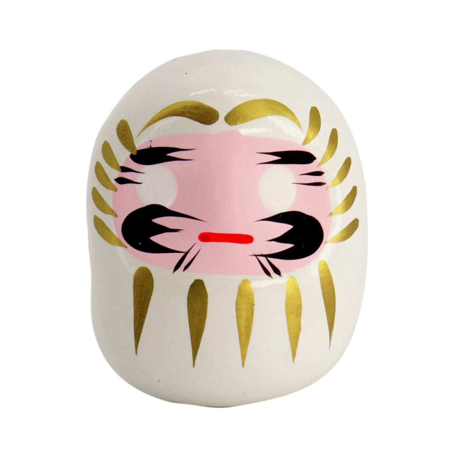 Daruma Doll White 6cm  500gr