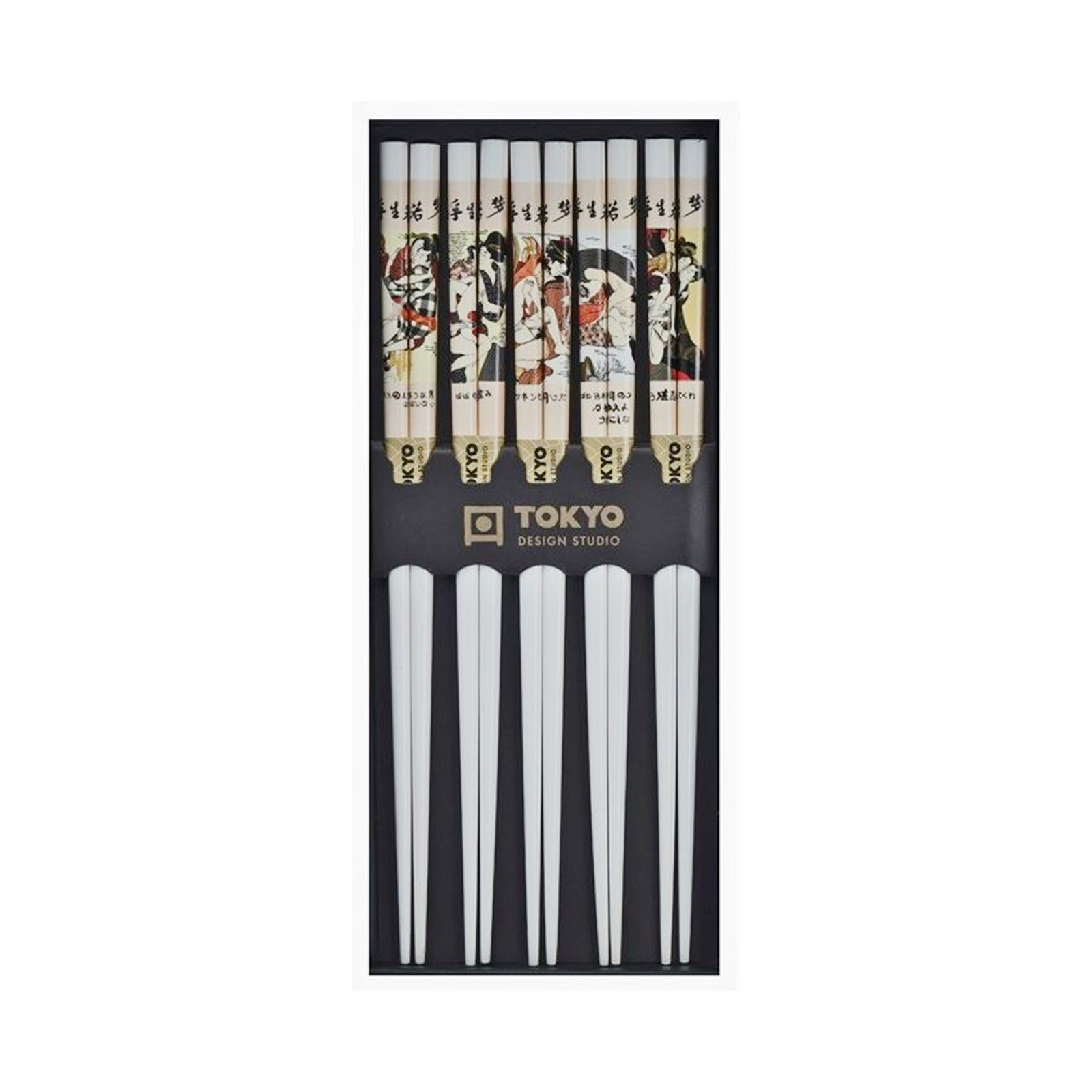 Chopstick Erotic Shunga White Set/5  500gr