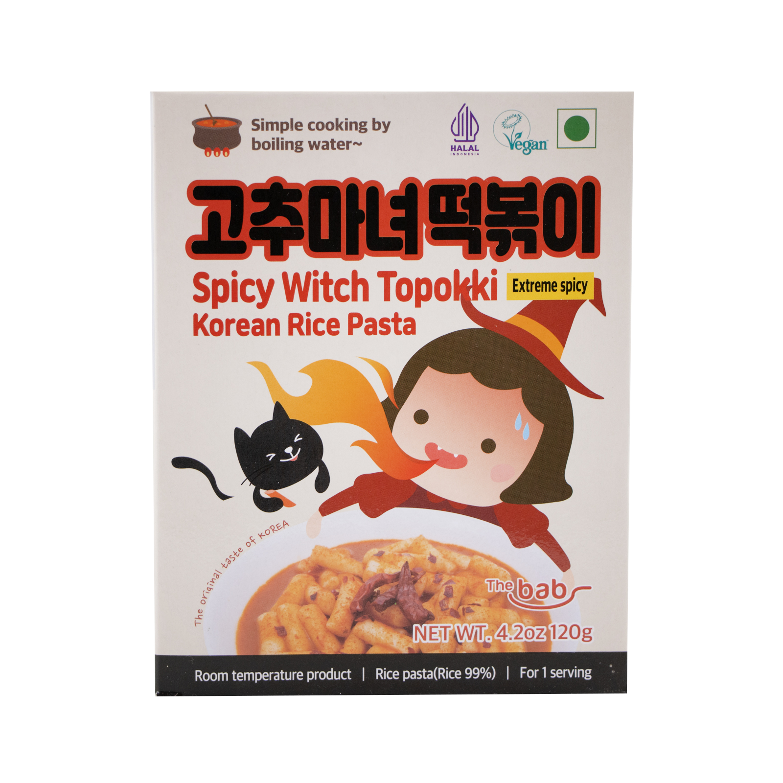 Witch Topokki Extreme Spicy  120gr