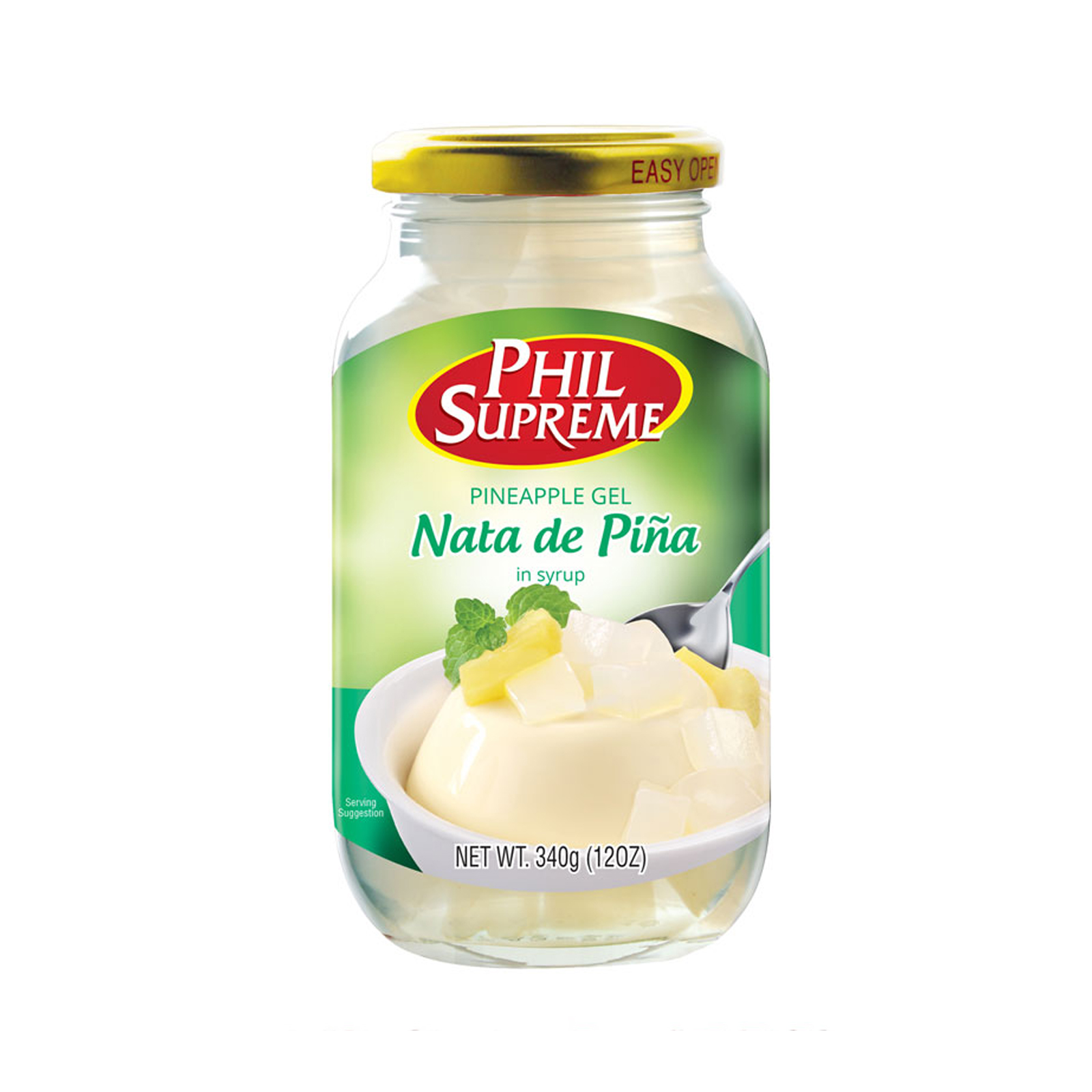 Coconut Gel Pineapple Flavor (Nata De Pina)  340gr