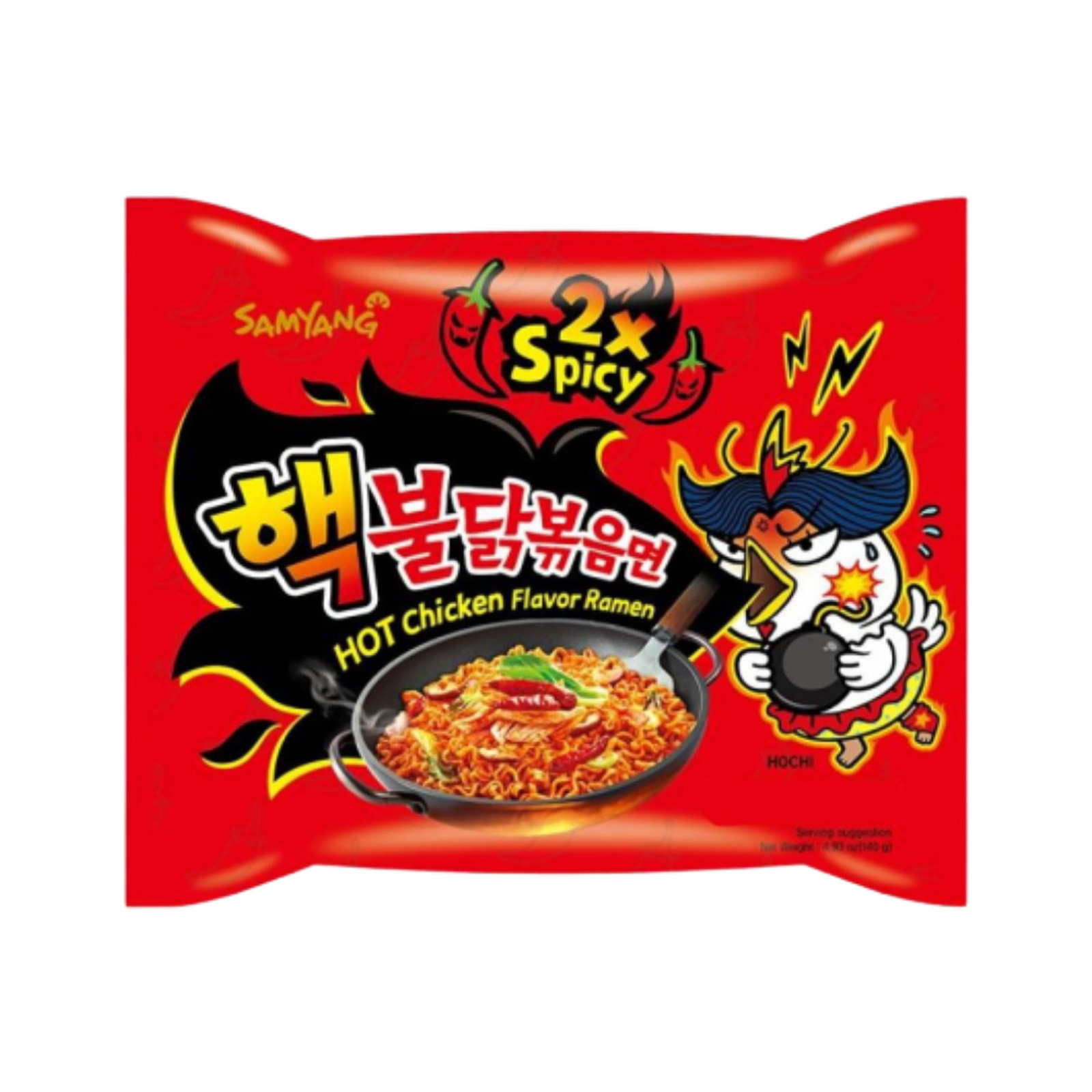 Buldak Chicken Instant Noodle 2xspicy, Extremely Hot  140gr