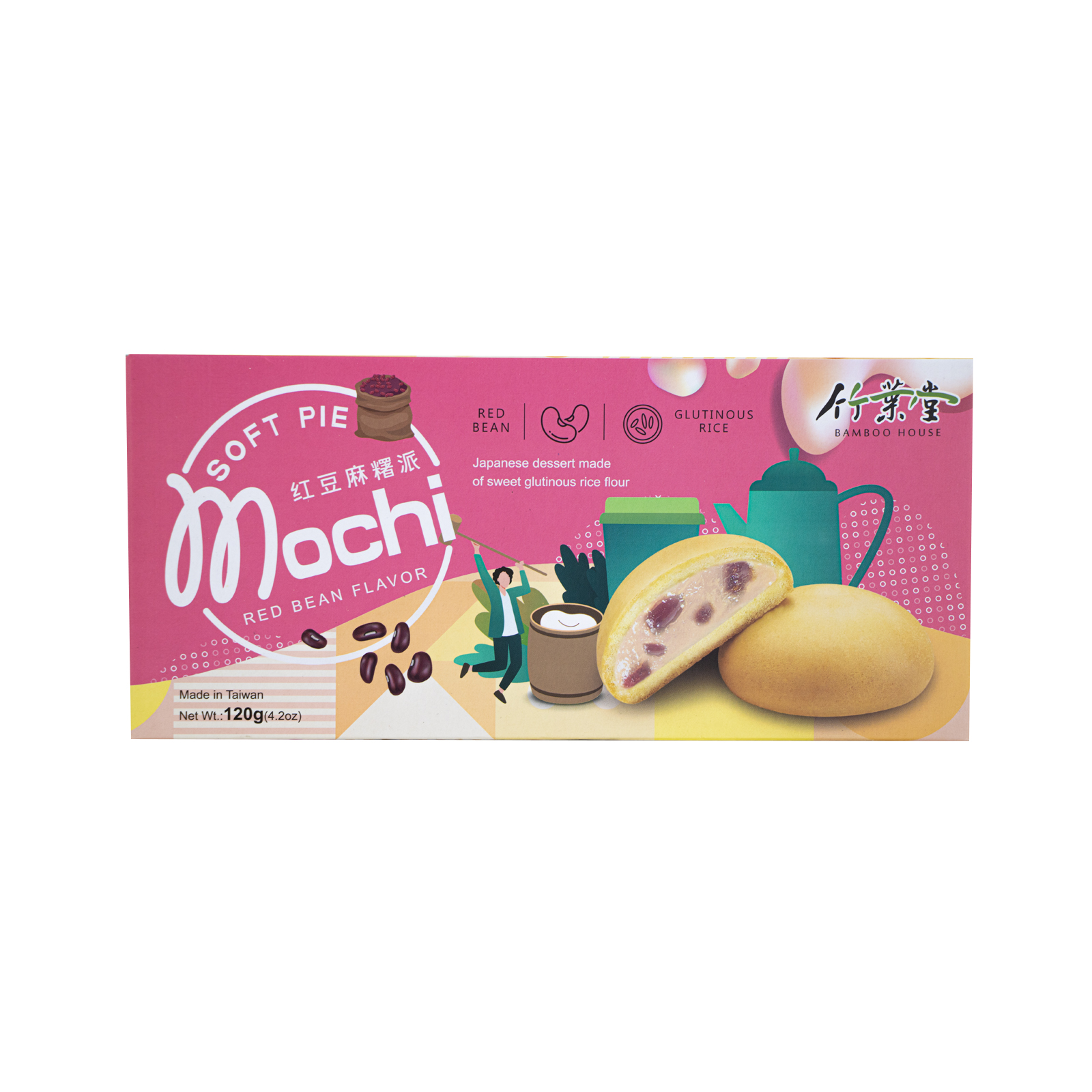 Mochi Soft Pie Red Bean Biscuit   120gr