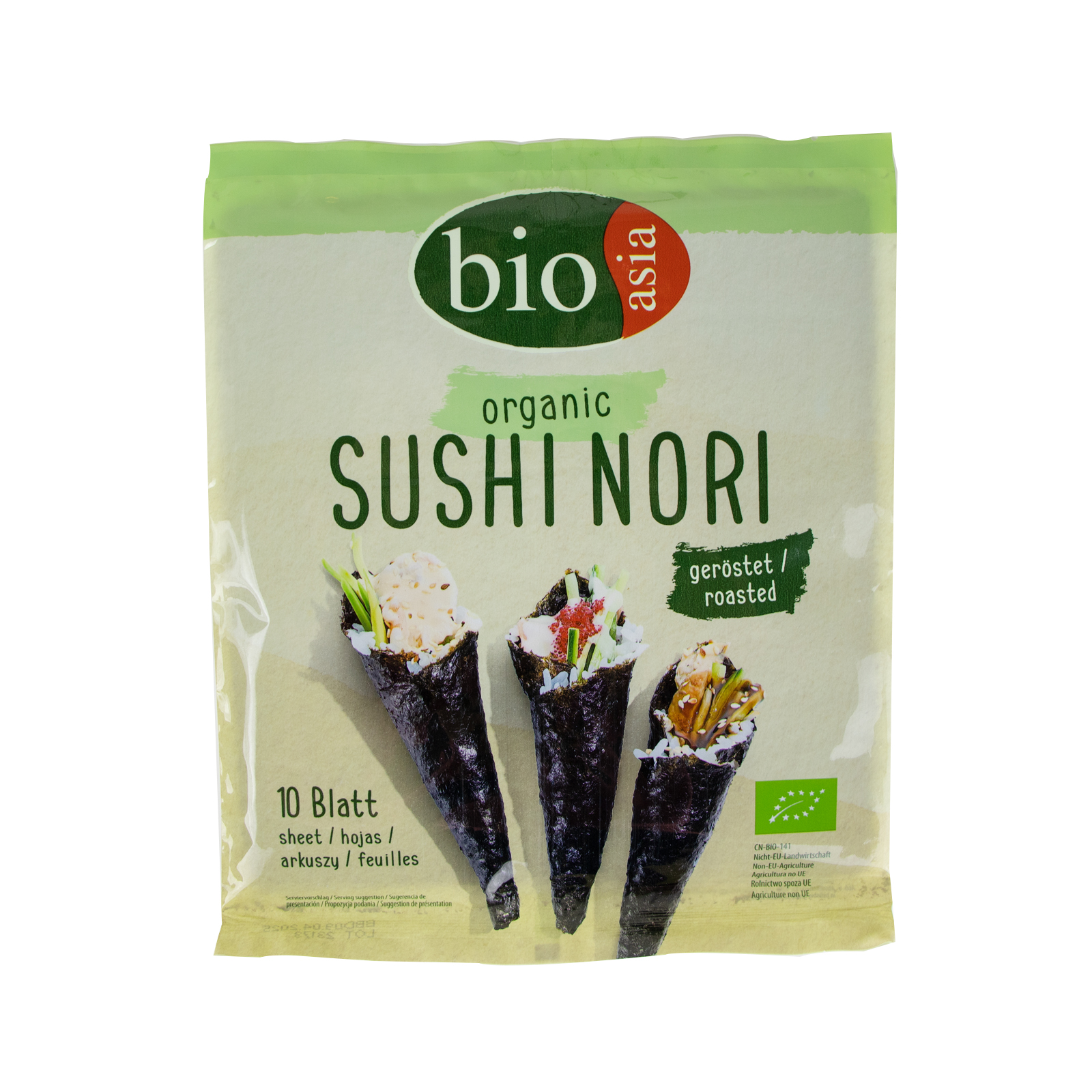 Nori Seaweed Dried, Organic, Roasted  25gr