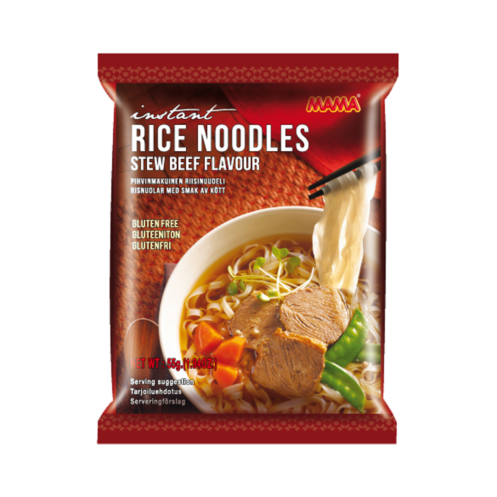 Instant Rice Noodles Stew Beef Flavor  55gr