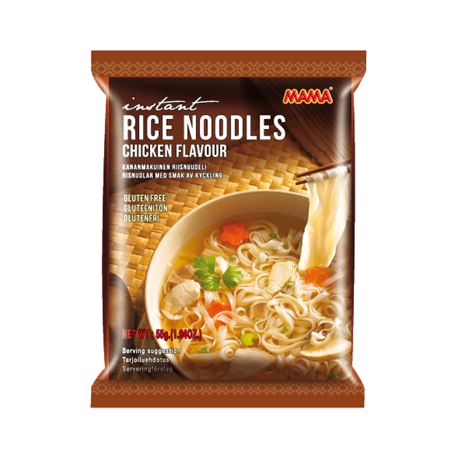 Instant Rice Noodles Chicken Flavor  55gr