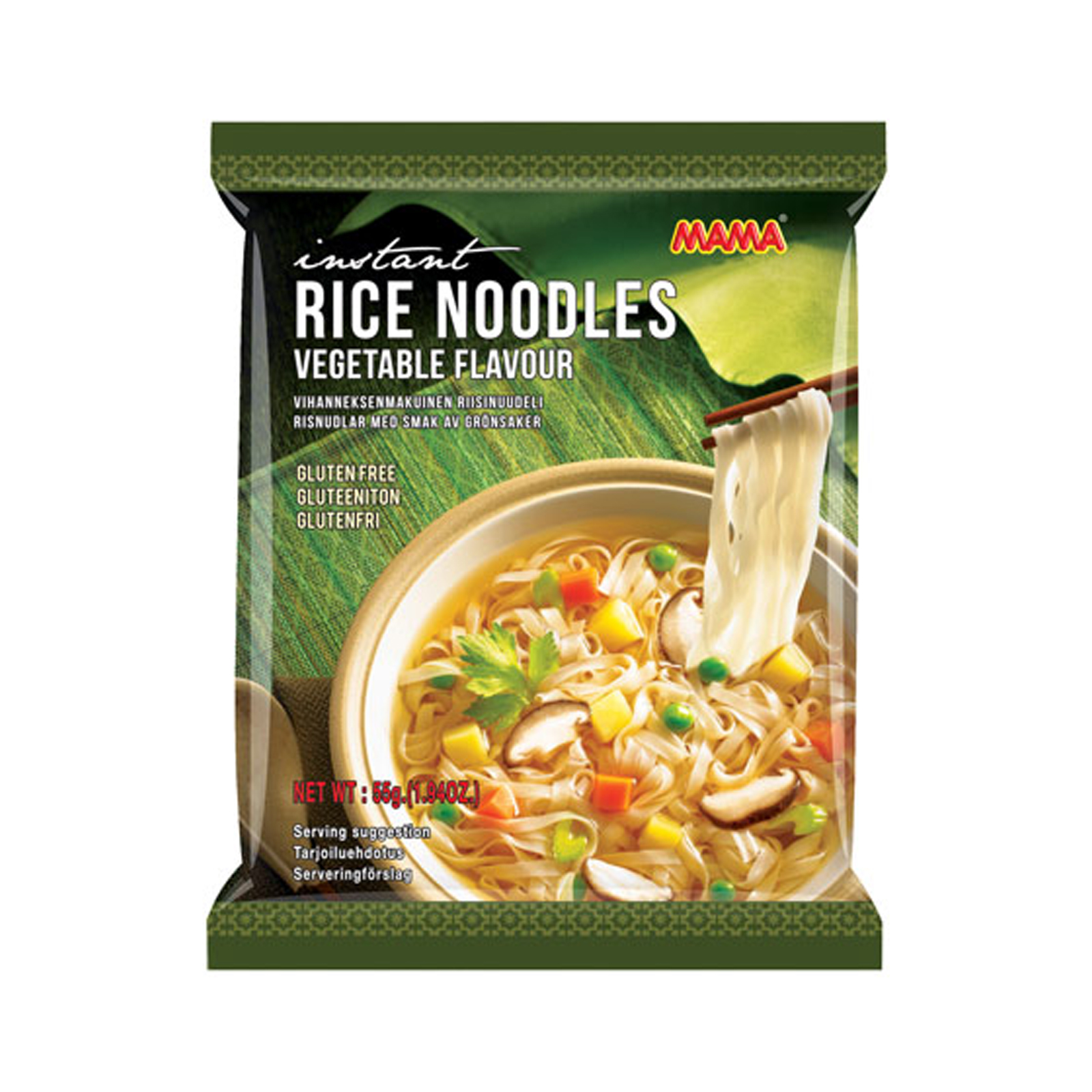 Instant Rice Noodles Vegetable Flavor  55gr