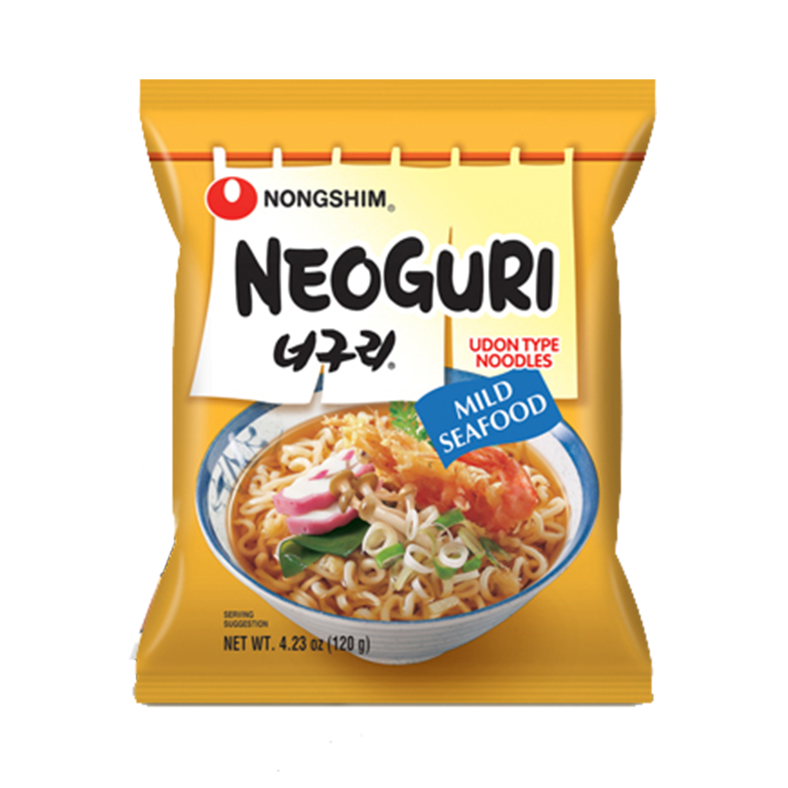 Neoguri Seafood Instant Noodle Mild  120gr