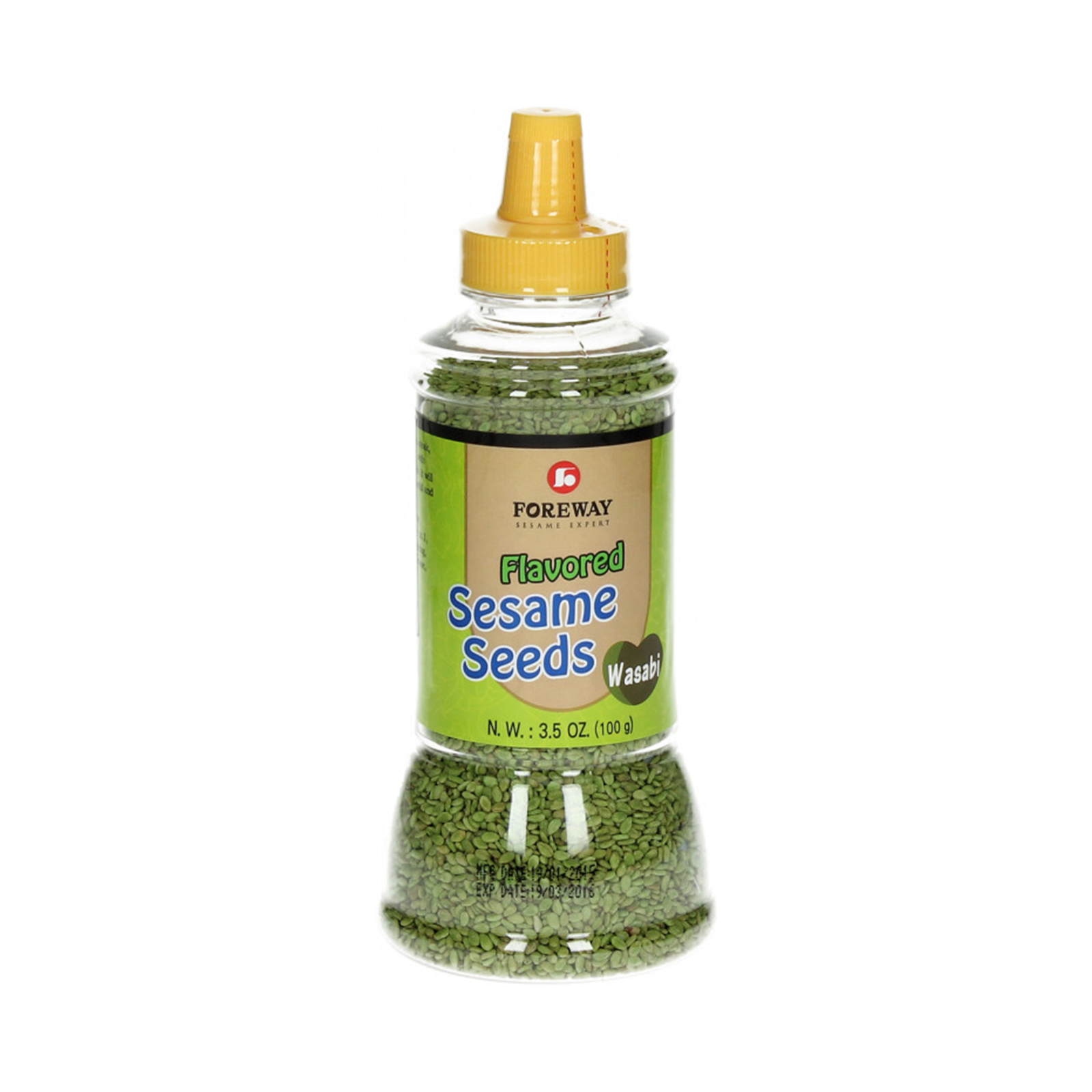 Sesame Seeds Wasabi Flavored  100gr