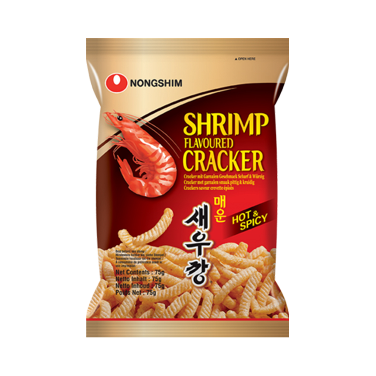 Shrimp Cracker Hot  75gr