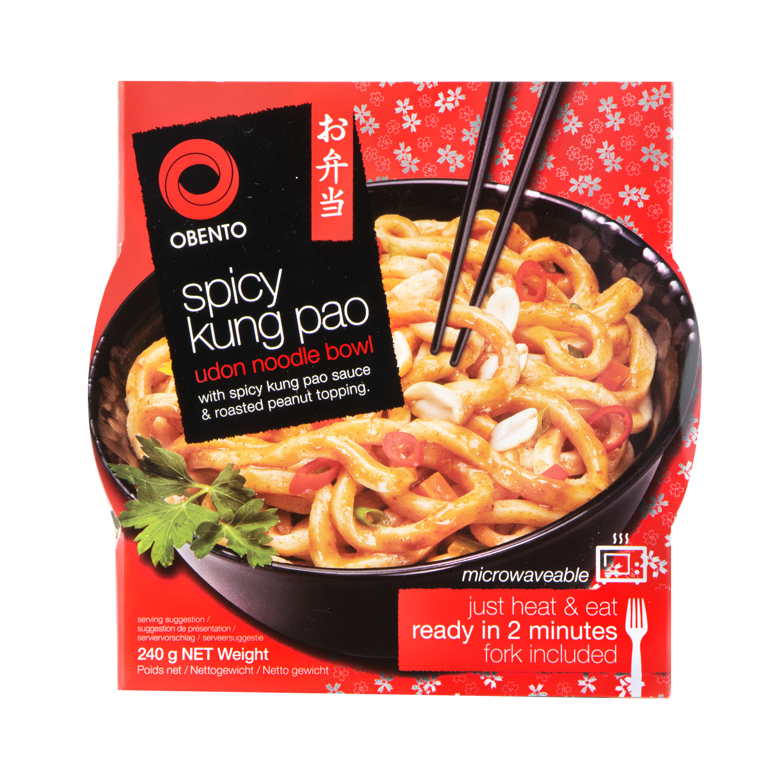 Udon Instant Noodle Spicy Kung Pao Bowl 240gr