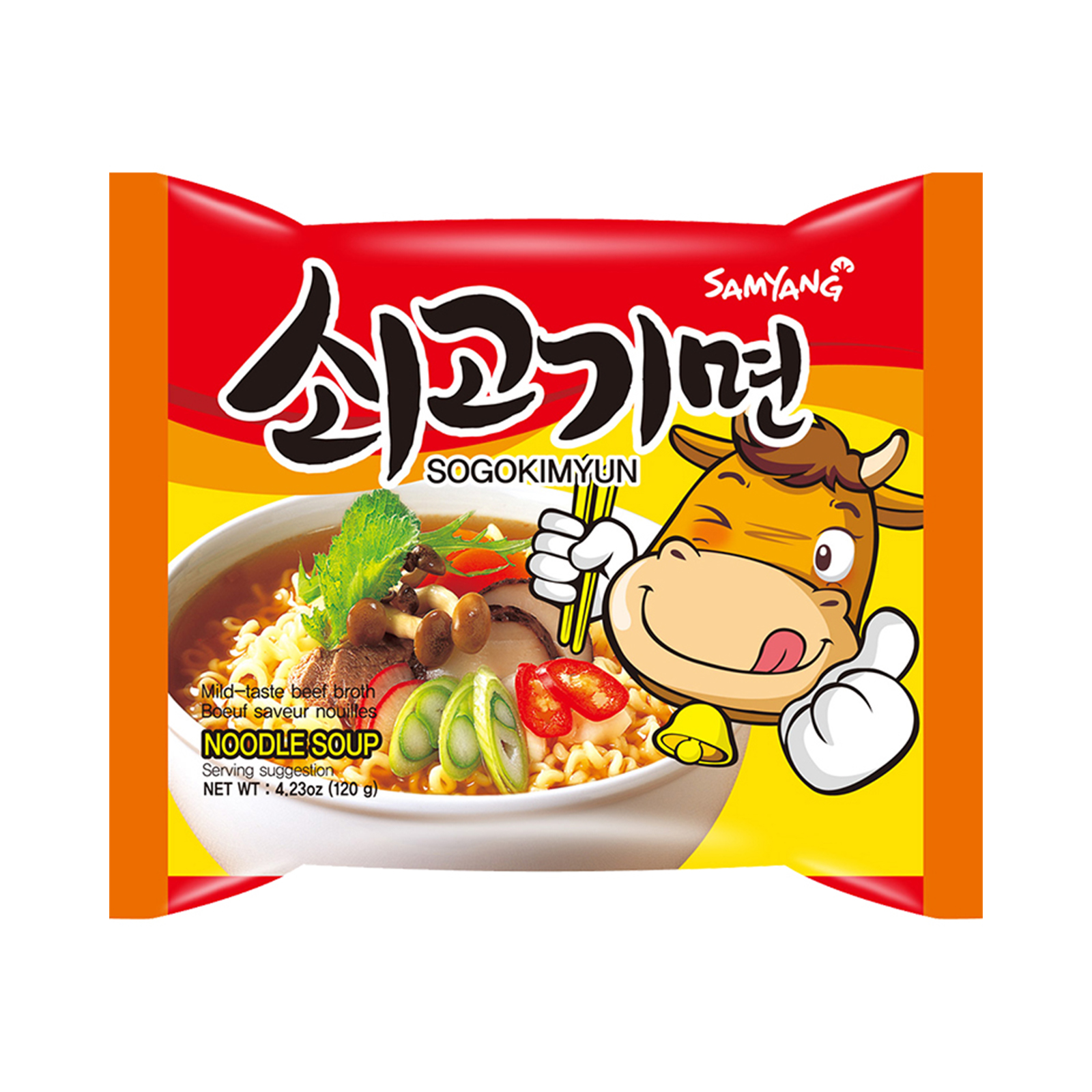 Sogokimyun Instant Noodle Hot  120gr