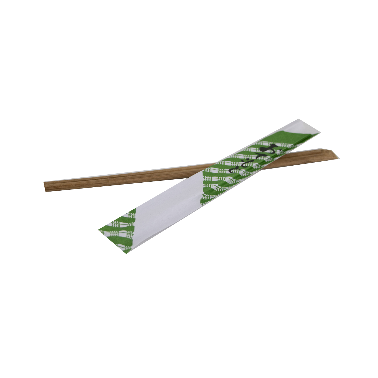 Bamboo Chopstick Attached, Carbonized, Japanese Style, Open Paper Bag 10prs, 21cm 645gr