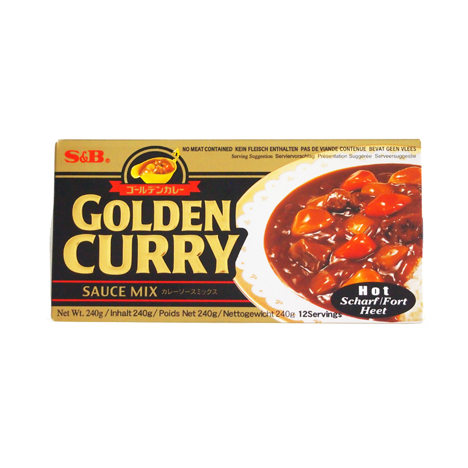 Golden Curry Paste Hot  220gr