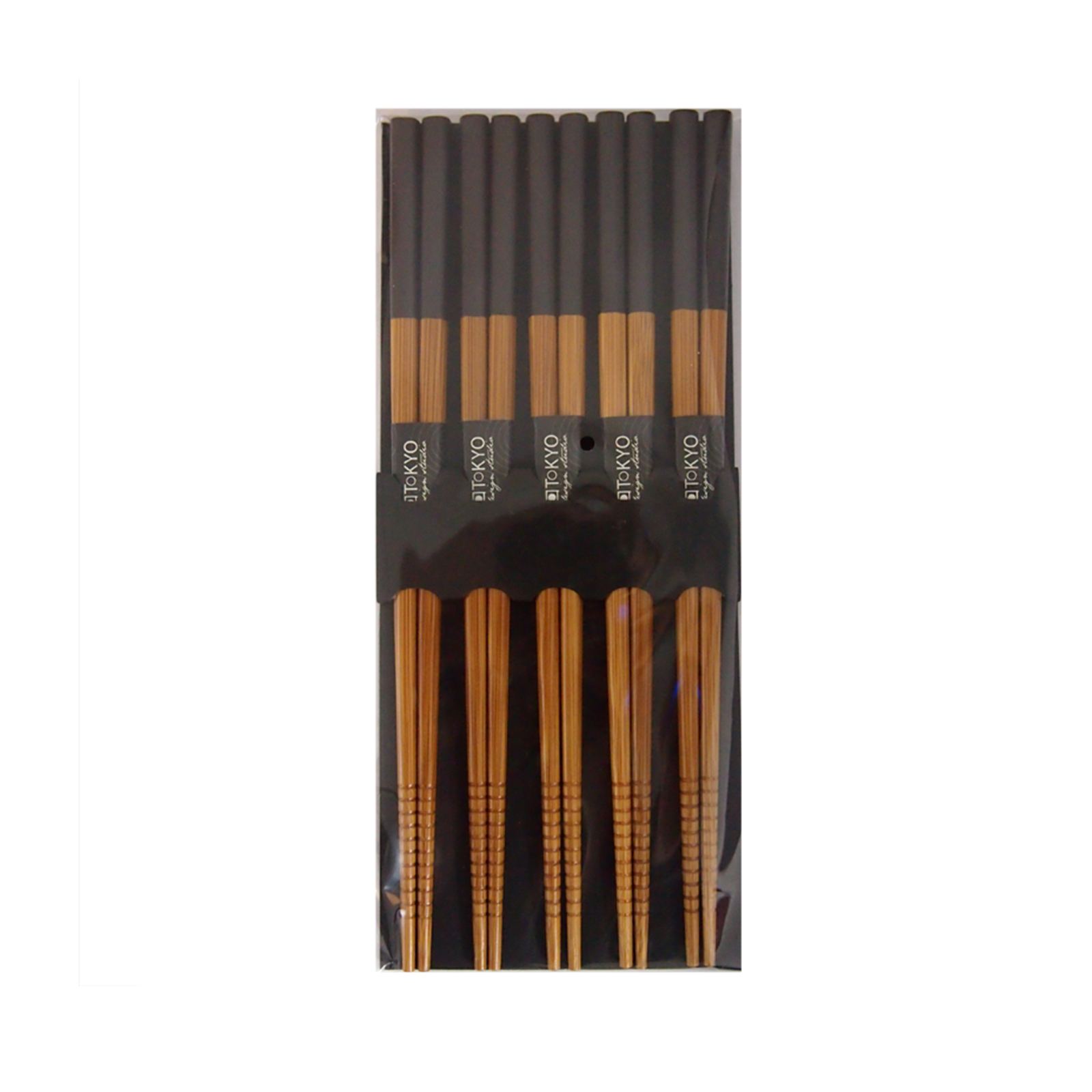 Tds Bamboo Chopstick Black 22cm, Set/5 100gr