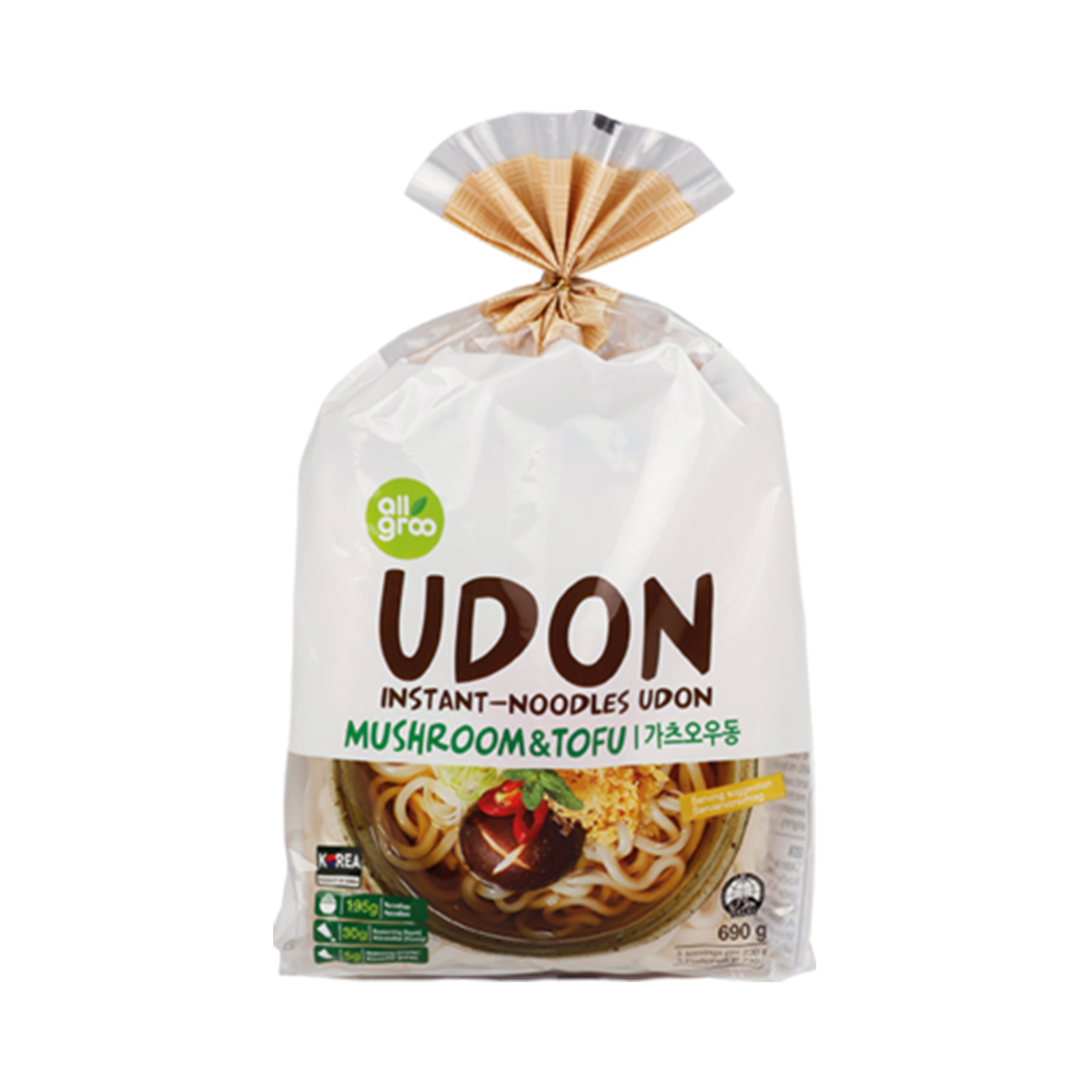 Udon Instant Noodle Tofu And Mushroom  690gr