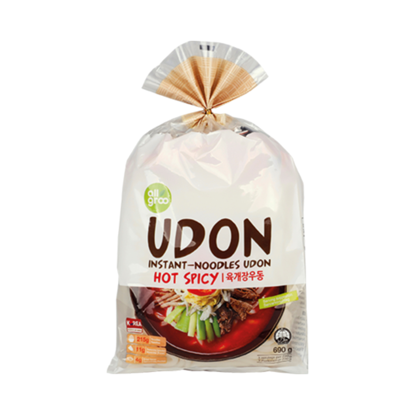 Udon Instant Noodle Hot Spicy  690gr