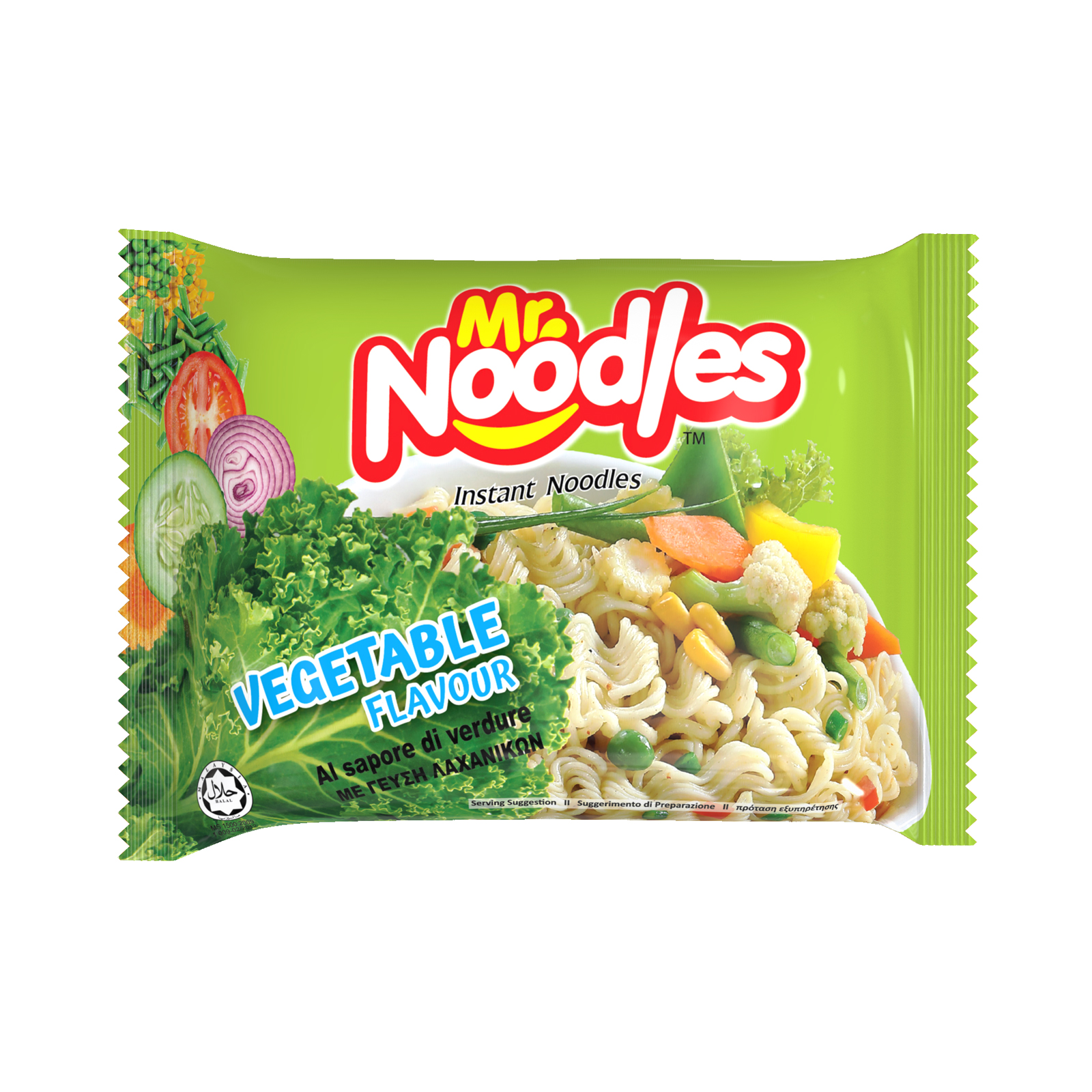 Vegetable Flavor Instant Noodle Pack  70gr