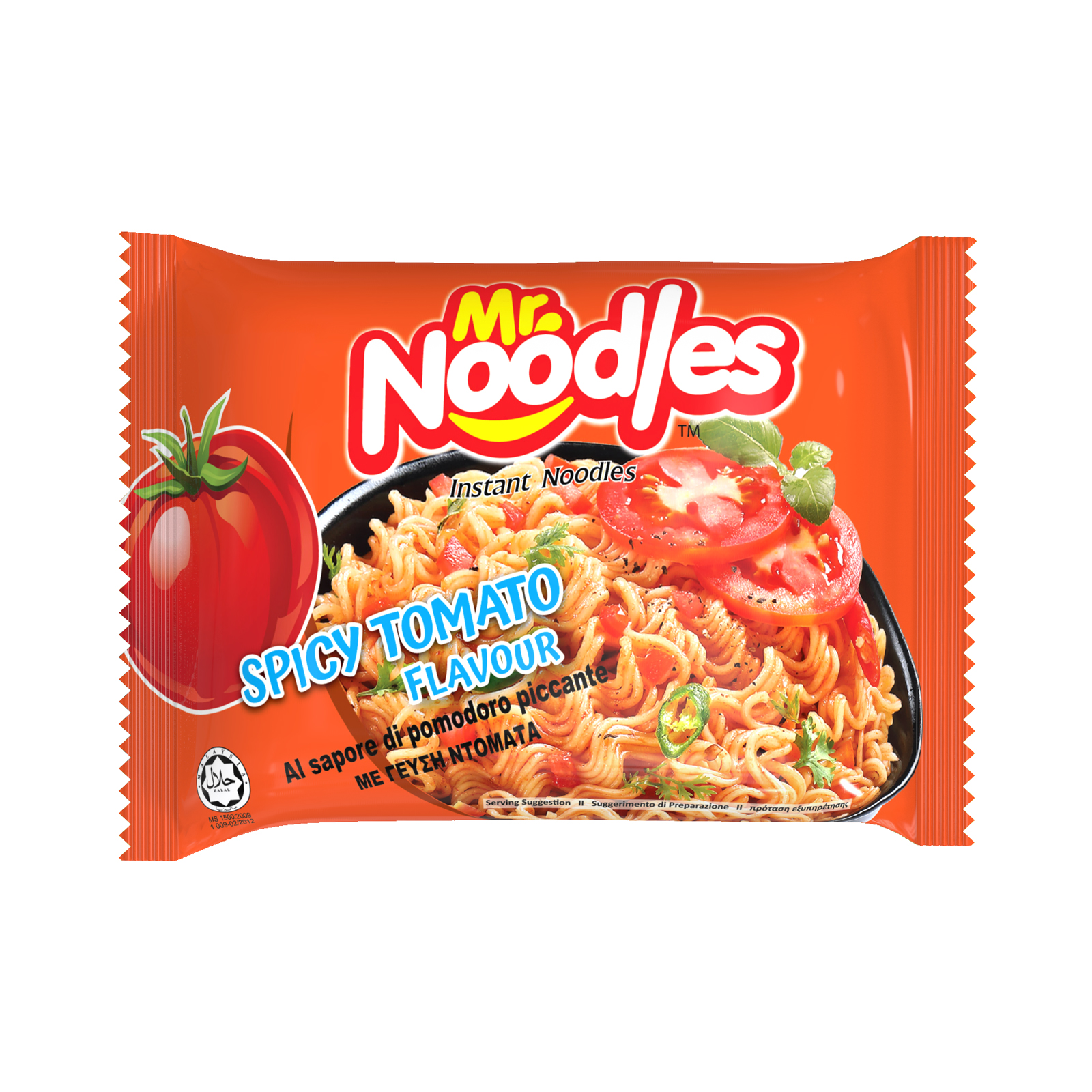 Spicy Tomato Flavor Instant Noodle Pack  70gr