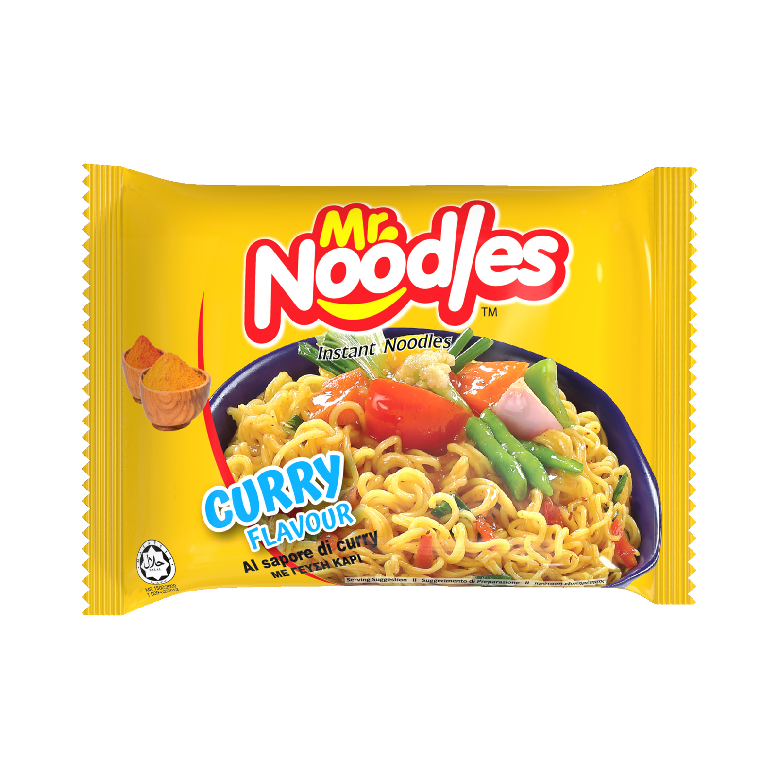 Curry Flavor Instant Noodle Pack  70gr