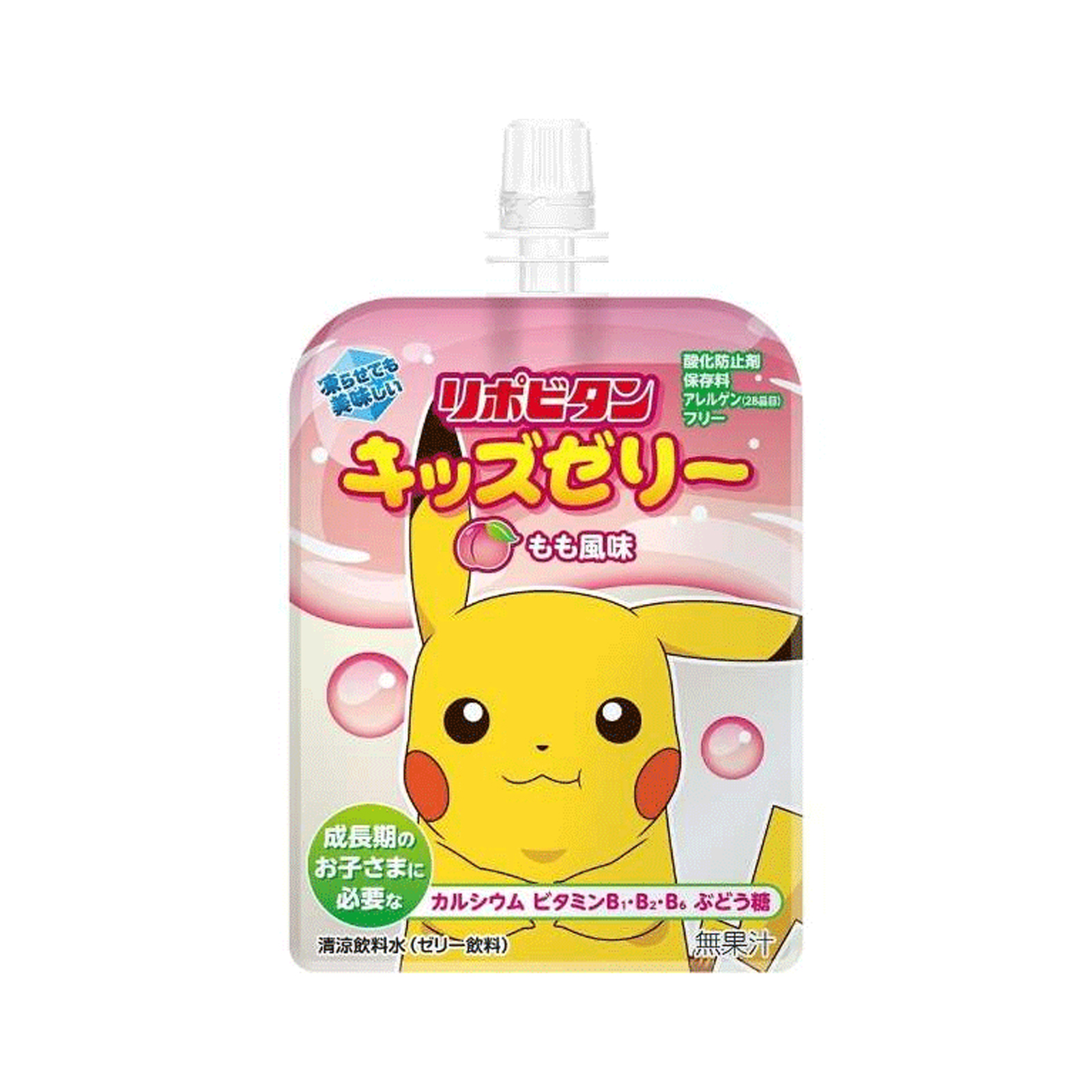 Jelly Drink Peach Flavor Pokemon  125gr