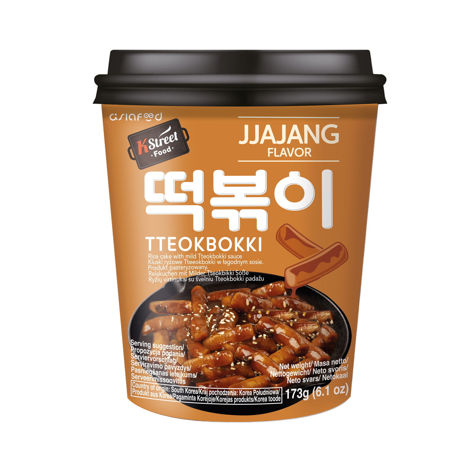 Tteokbokki Instant Noodle Jjajang Flavor  173gr