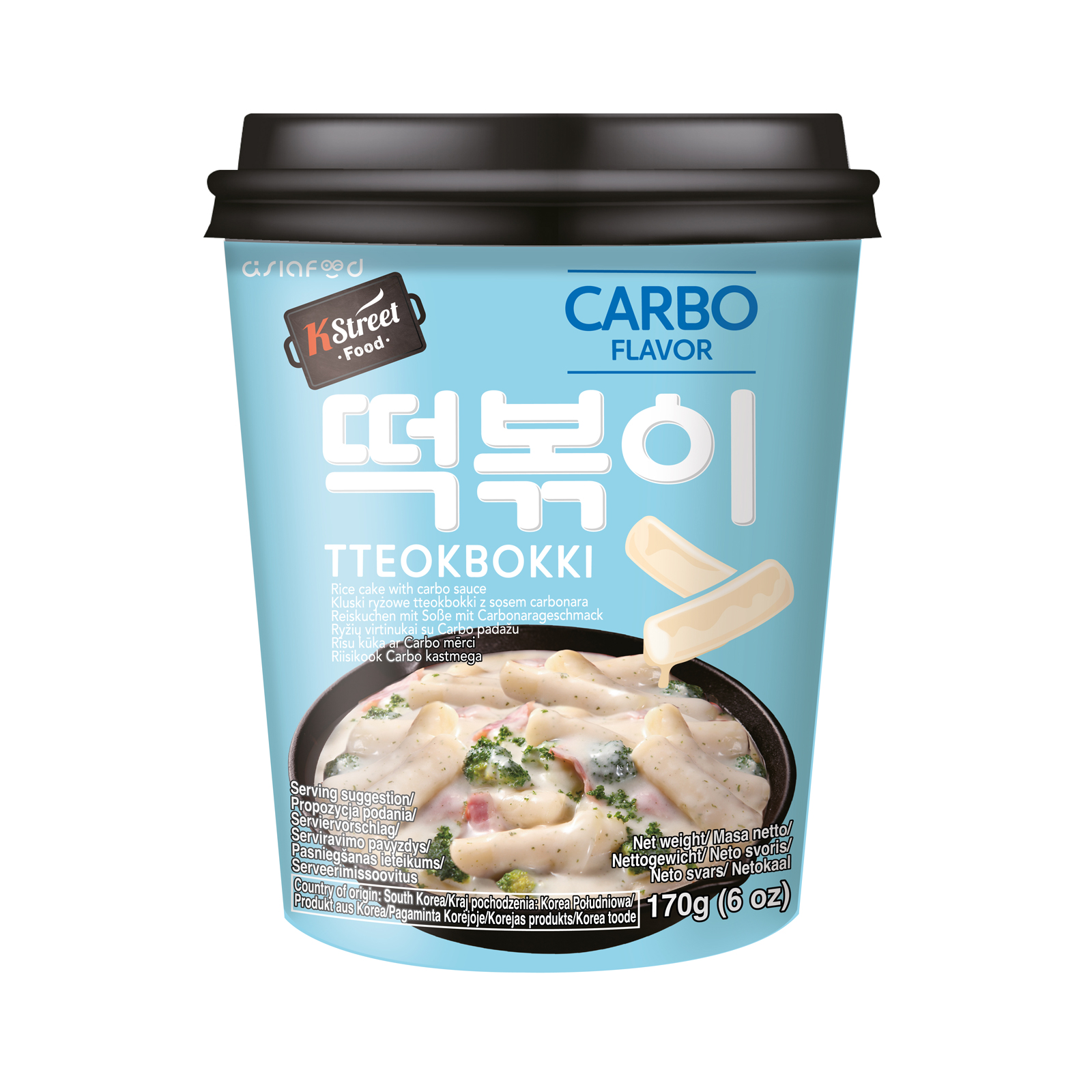 Tteokbokki Instant Noodle Carbo Flavor  170gr