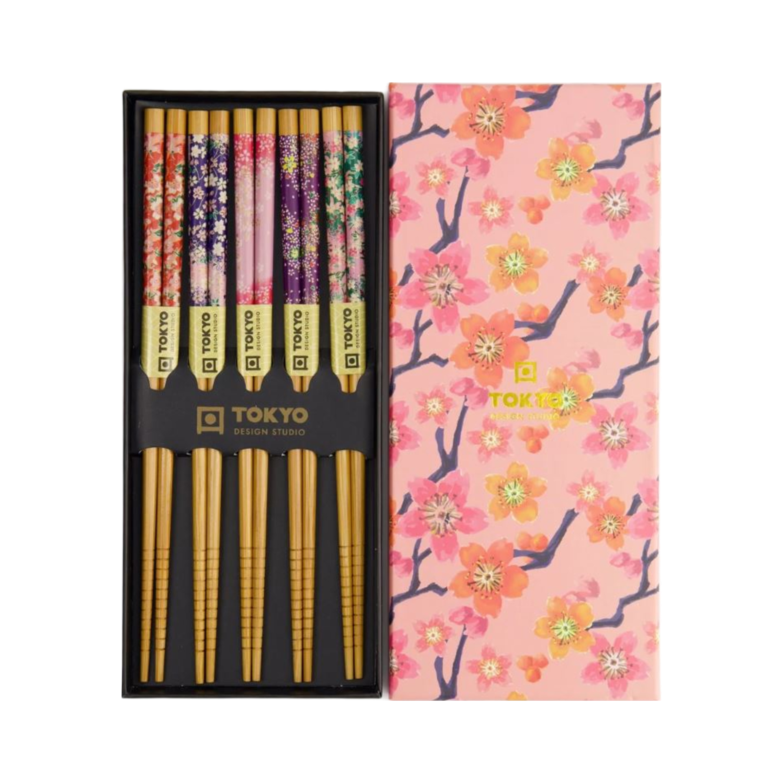 Sakura Patterns Chopstick  Giftset/5 300gr