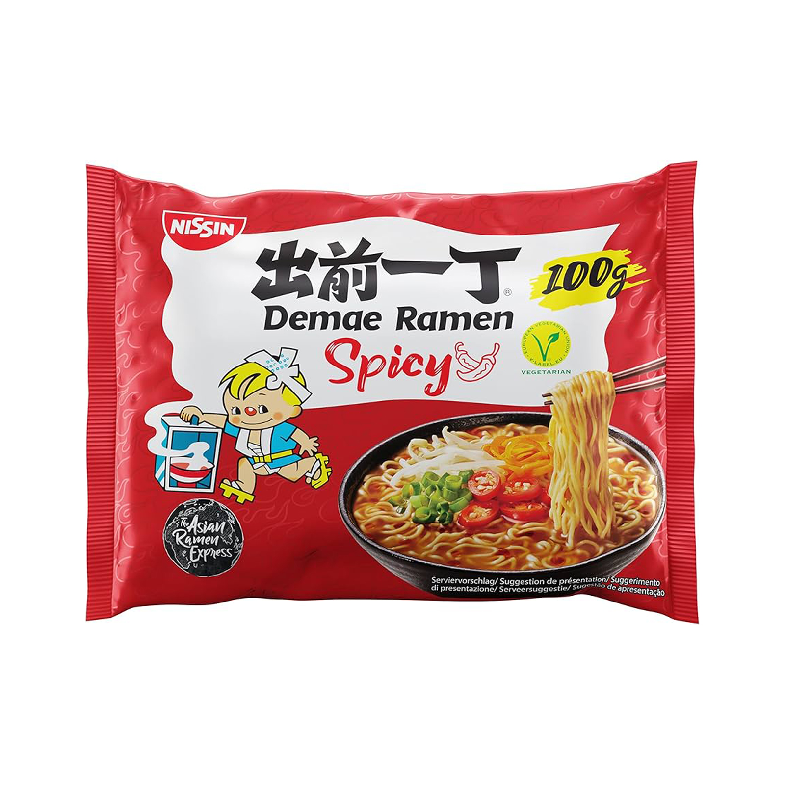 Demae Ramen Spicy Instant Noodle   100gr