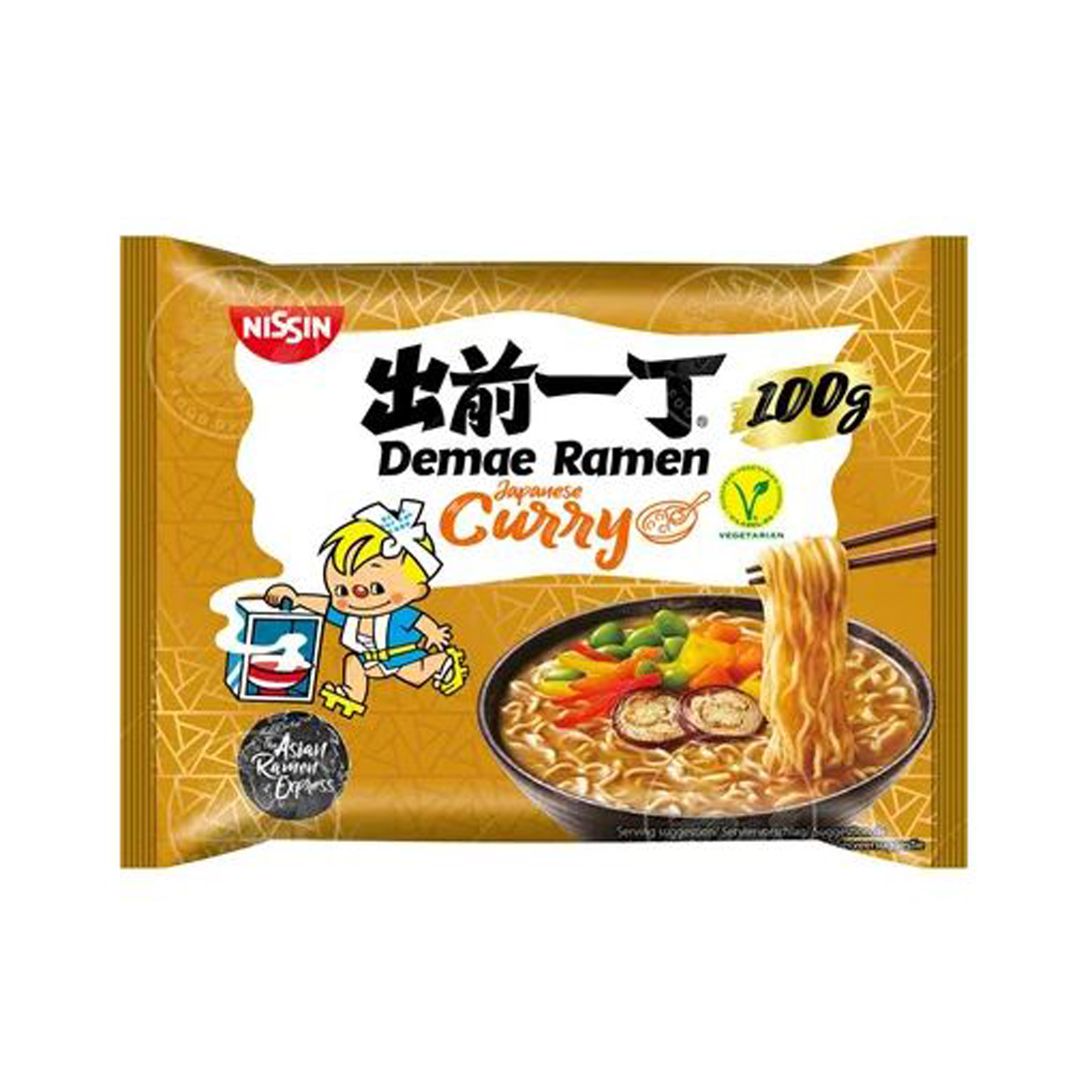 Demae Ramen Japanese Curry Instant Noodle   100gr