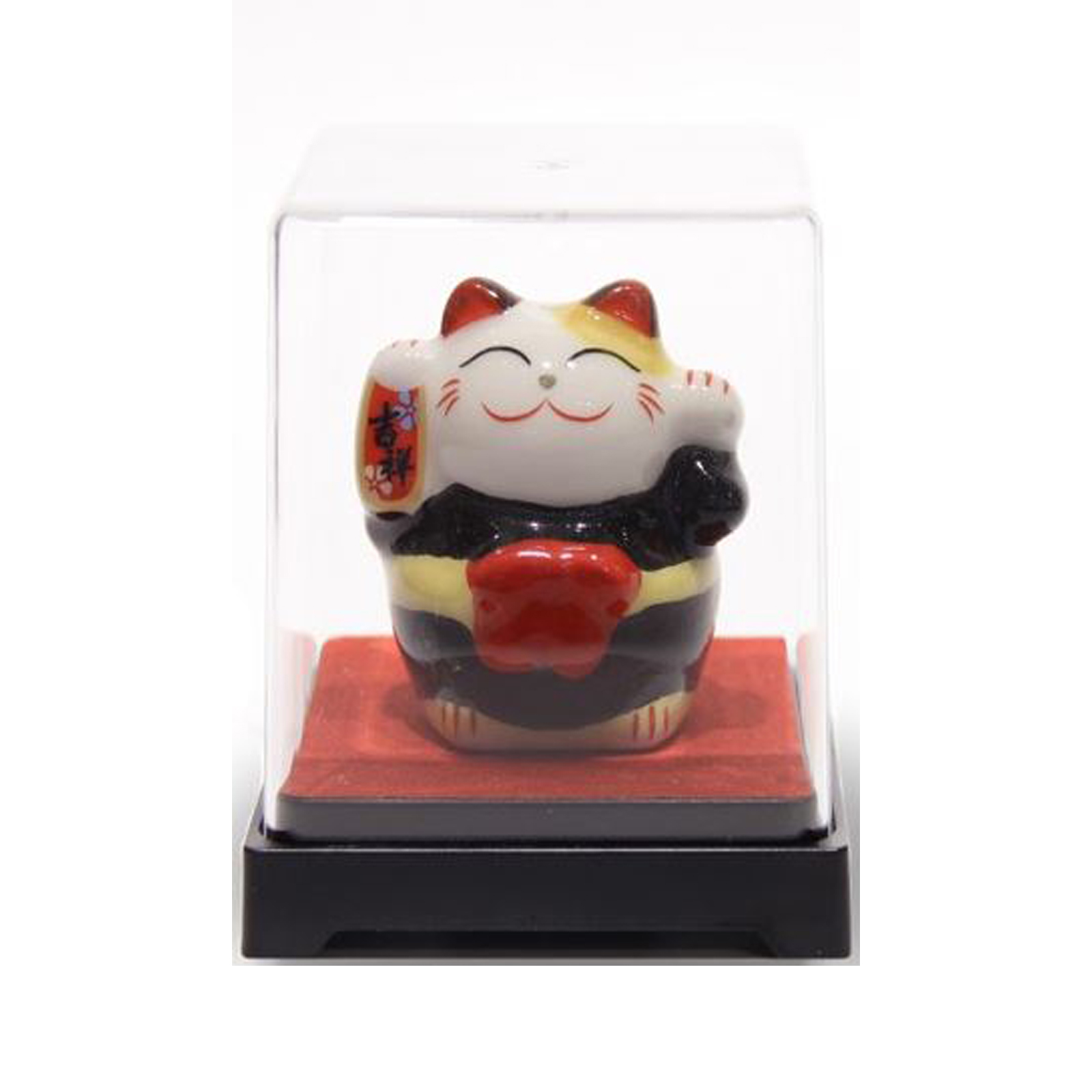 Lucky Cat In Box Black & Red  500gr