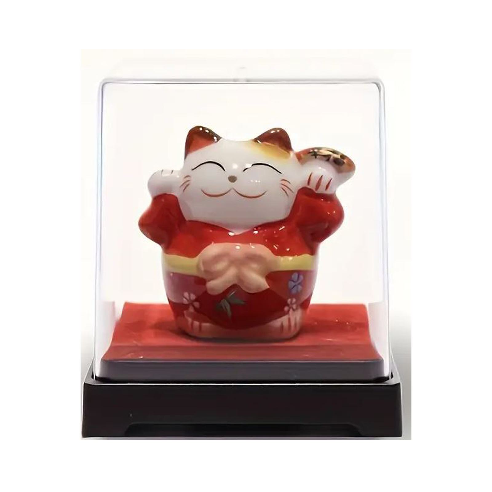 Lucky Cat In Box Red & Pink  500gr