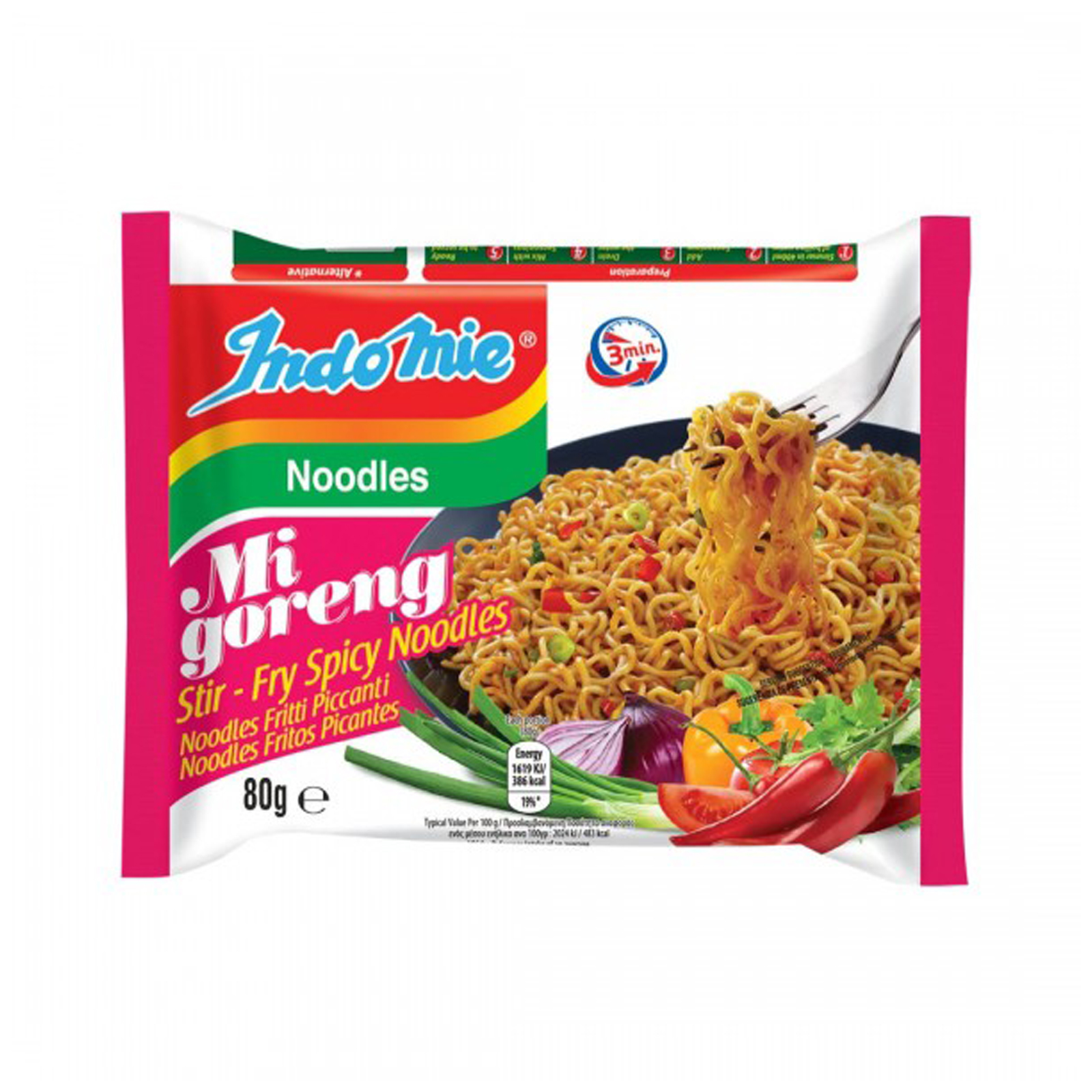 Mi Goreng Stir-fry Instant Noodle Spicy  70gr