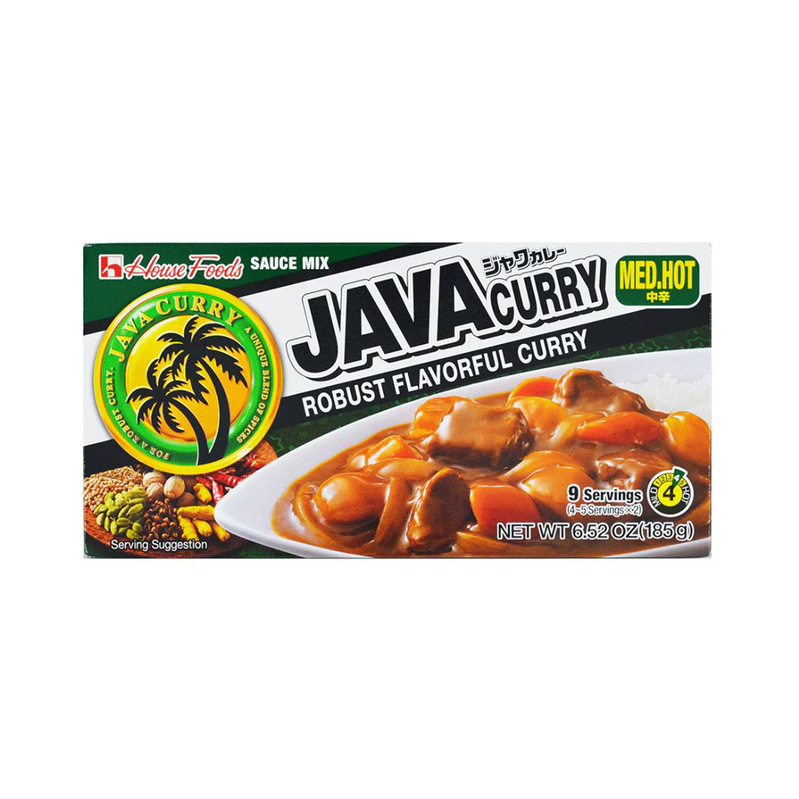 Java Curry Sauce Medium Hot  185gr