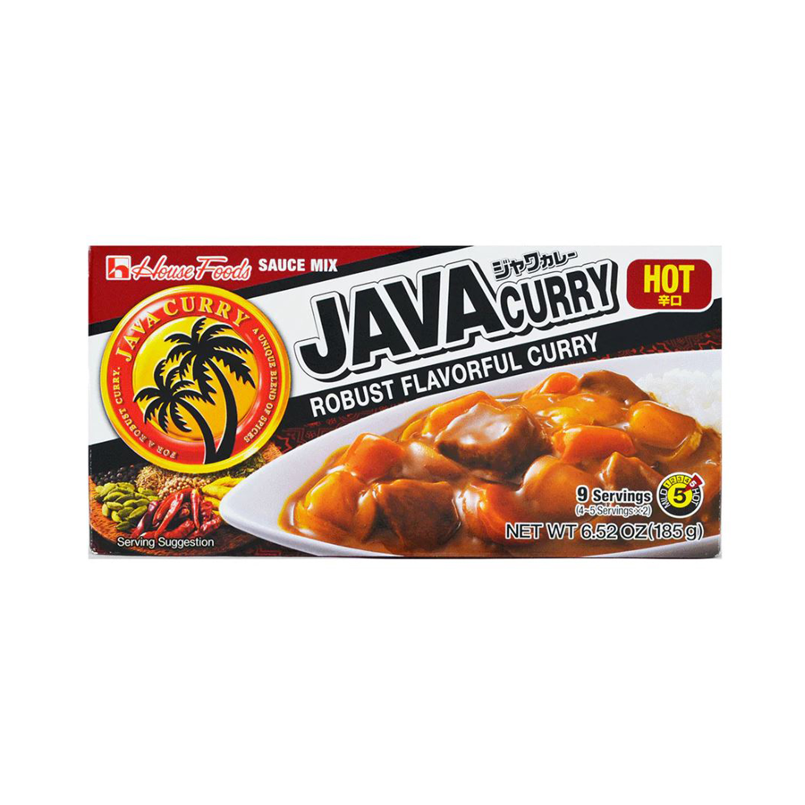 Java Curry Sauce Hot  185gr