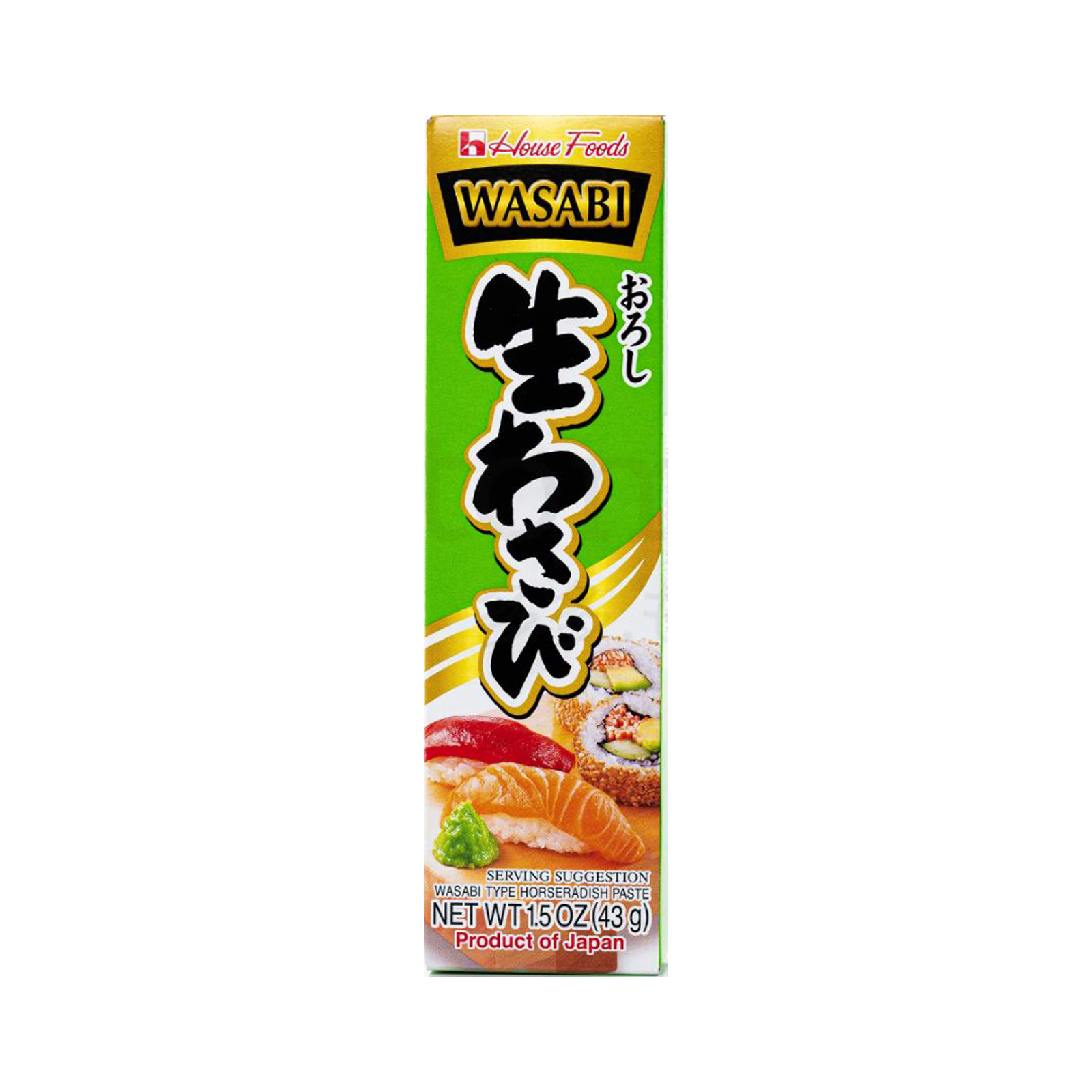 Wasabi Paste Oroshi Nama  43gr