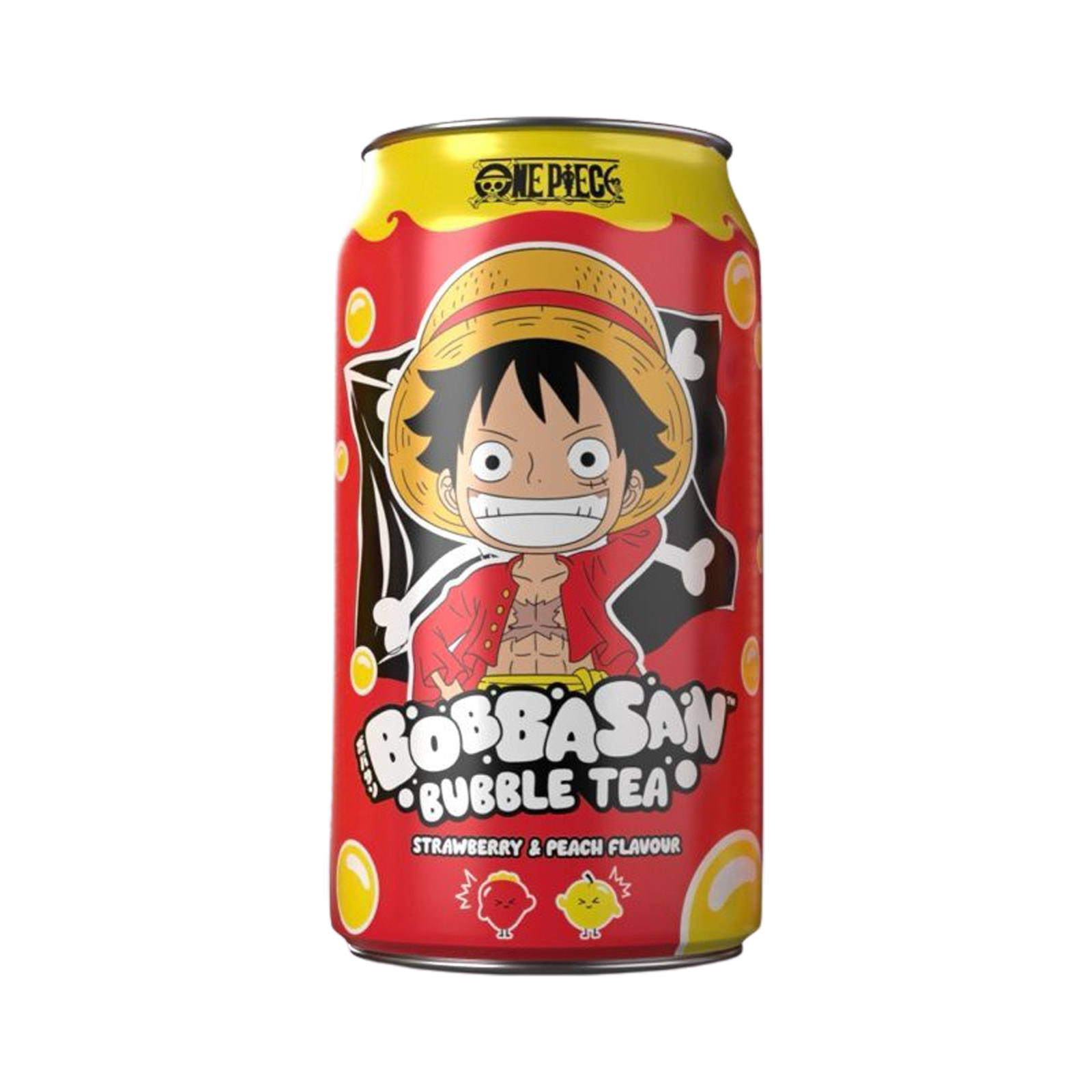 Ultra Ice Tea Bubble Tea One Piece, Peach & Strawberry  320ml