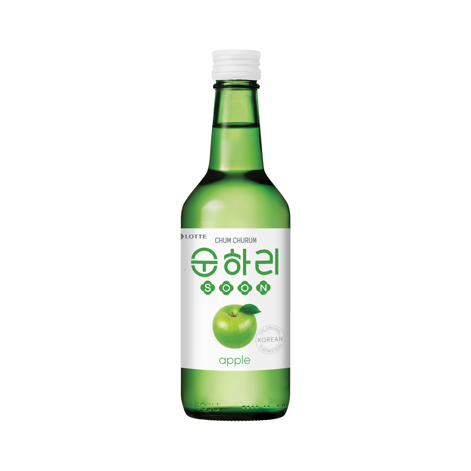 Soju Apple Flavour 12% Alc 350ml