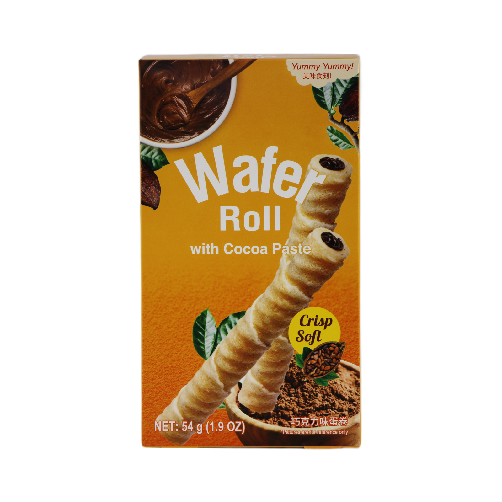 Wafer Roll Cocoa Paste  54gr