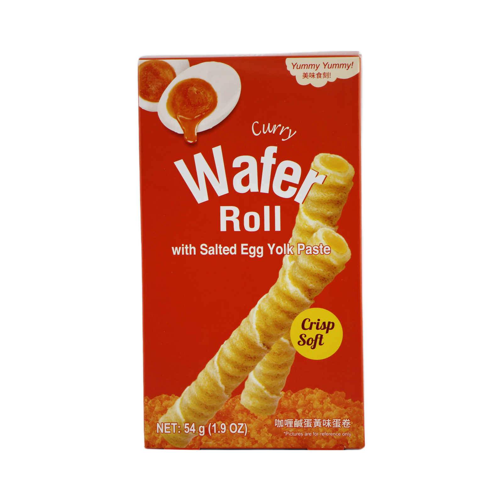 Wafer Roll Curry Flavour, Salted Yolk Cream  54gr