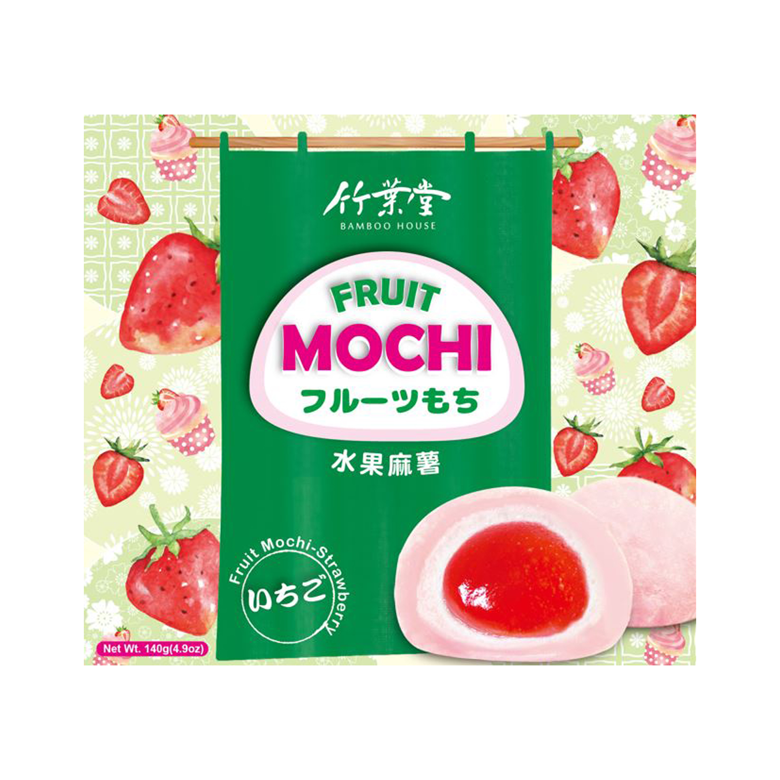 Fruit Mochi Strawberry Flavor  140gr