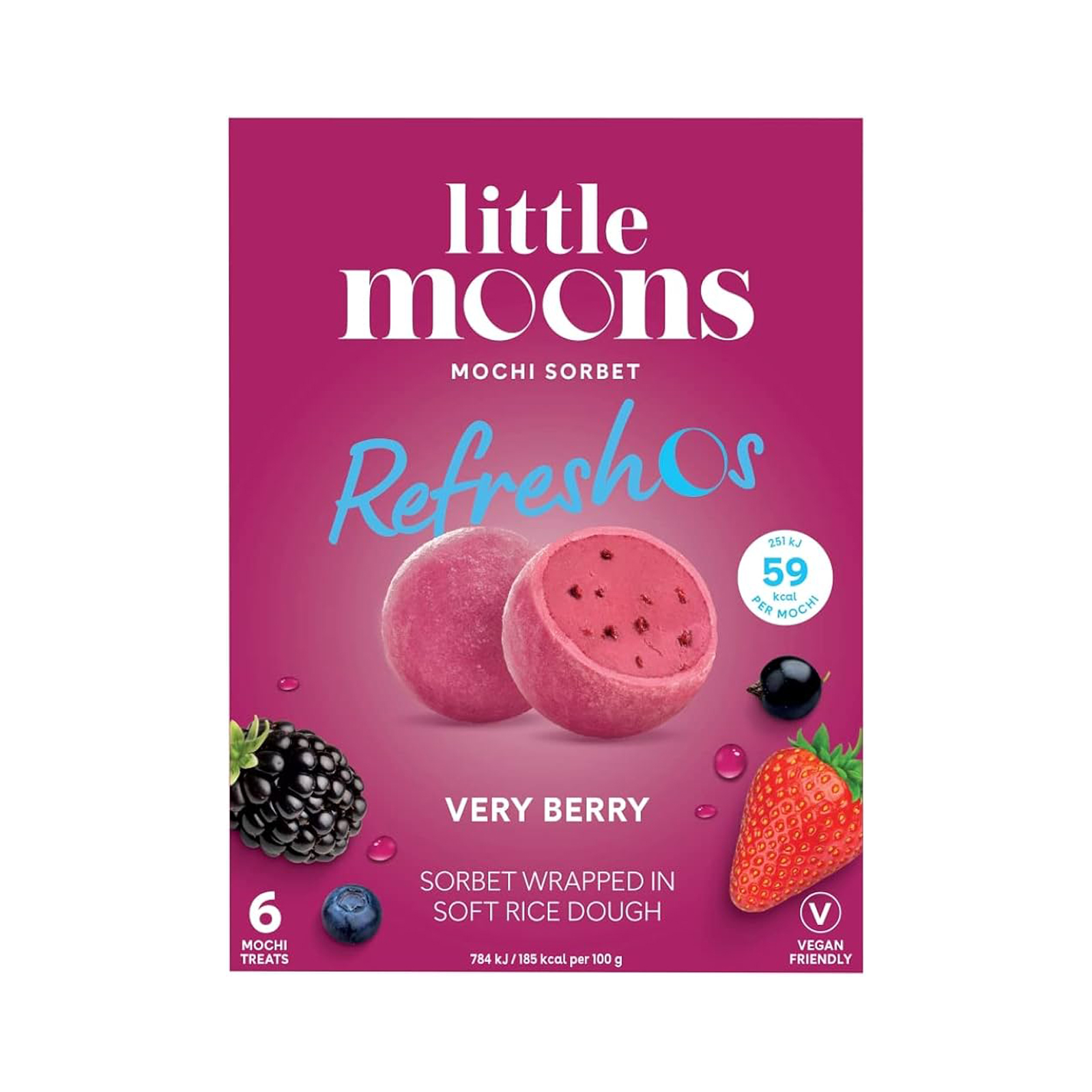 Mochi Sorbet Refreshos Very Berry  192gr