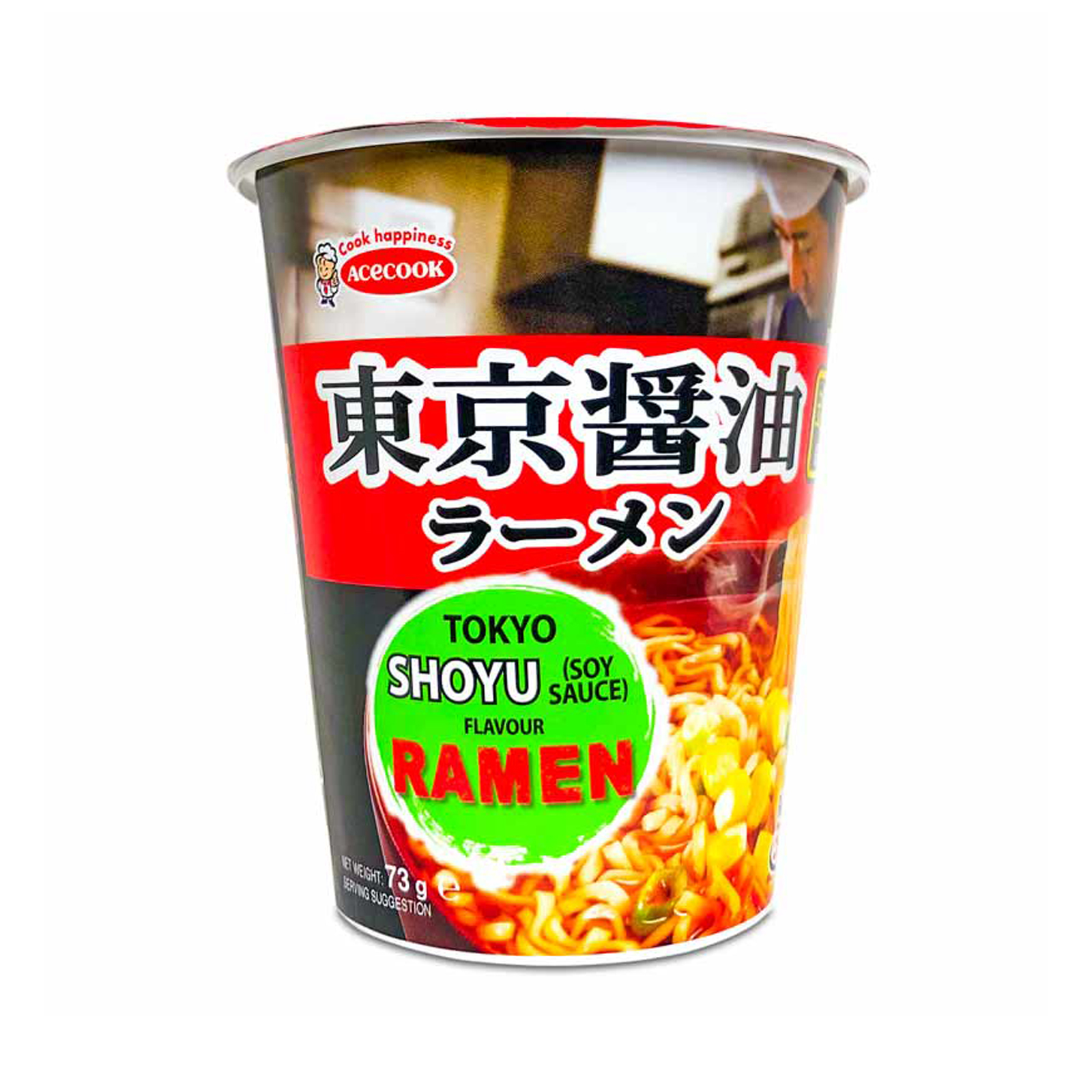 Ippin Cup Instant Noodle Shoyu Flavour  73gr