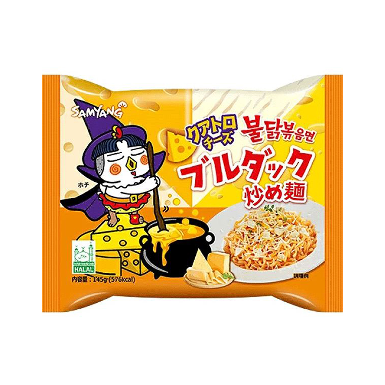 Buldak Instant Noodle Quattro Cheese Japanese Edition  145gr