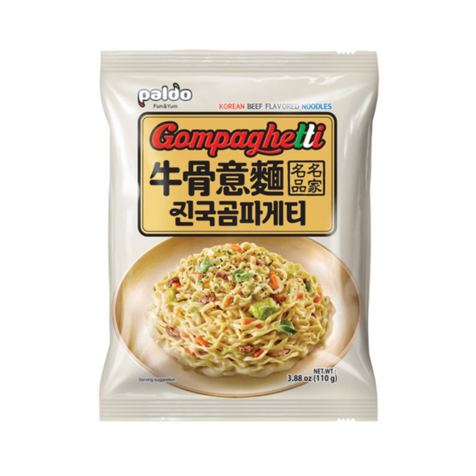 Gompaghetti Ramen Instant Noodle Beef Flavored  110gr